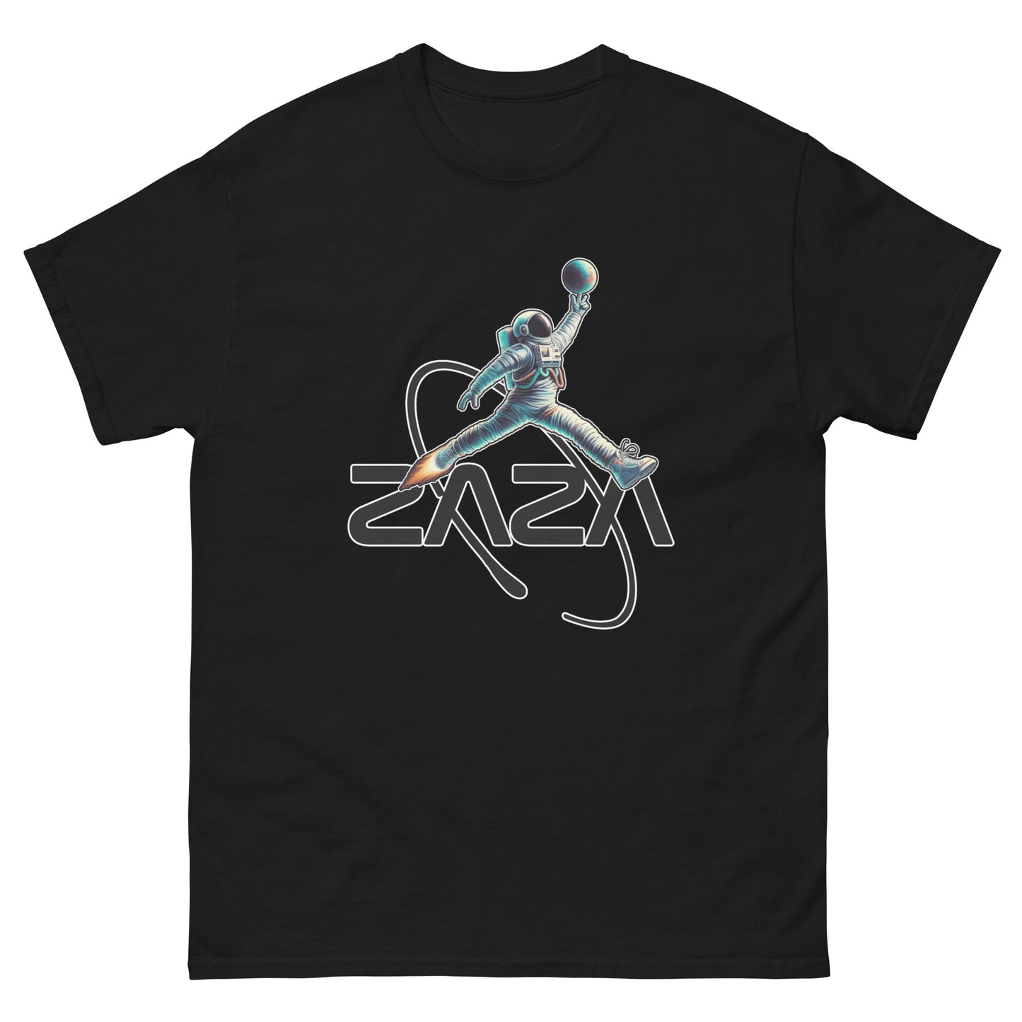 Men's classic "ZaZA Jump SpaceMan" tee