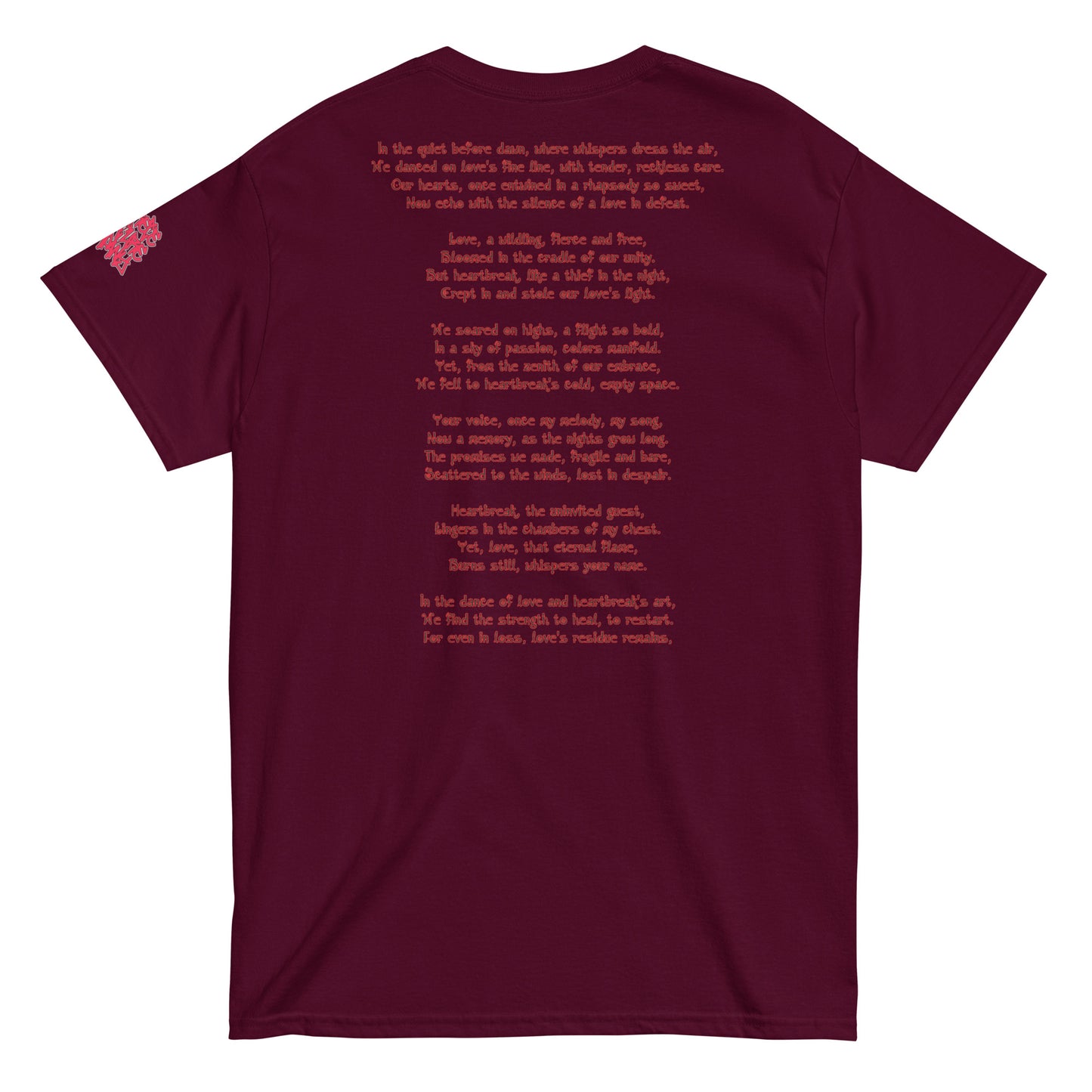 Concrete Kulture Co Men's "Heartbreak"  classic tee