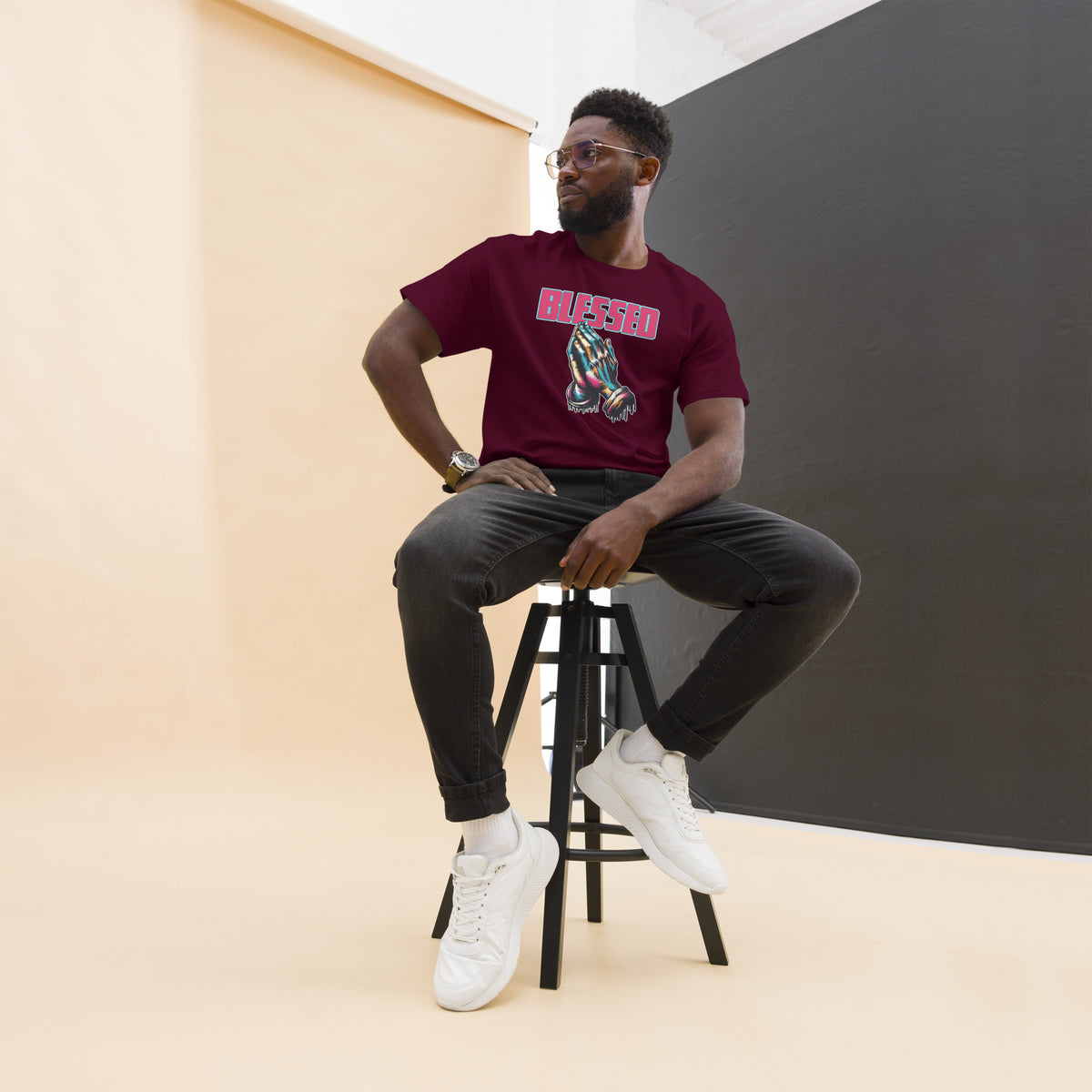 Concrete Kulture Company-Men's "Blessed" classic tee