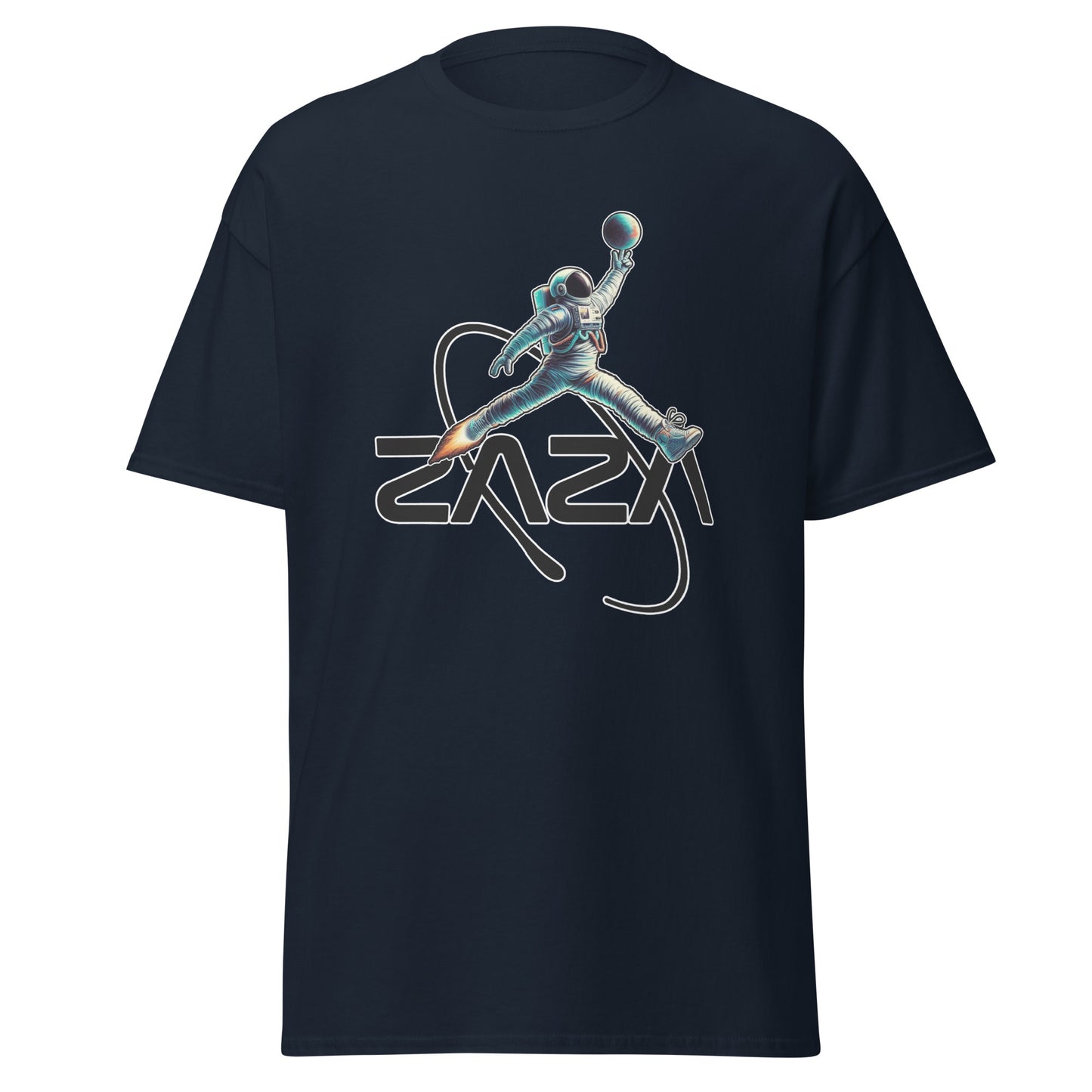 Men's classic "ZaZA Jump SpaceMan" tee