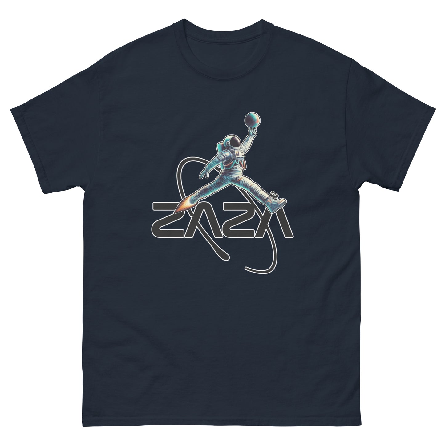 Men's classic "ZaZA Jump SpaceMan" tee