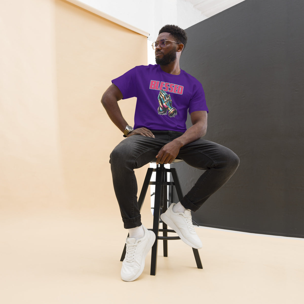 Concrete Kulture Company-Men's "Blessed" classic tee