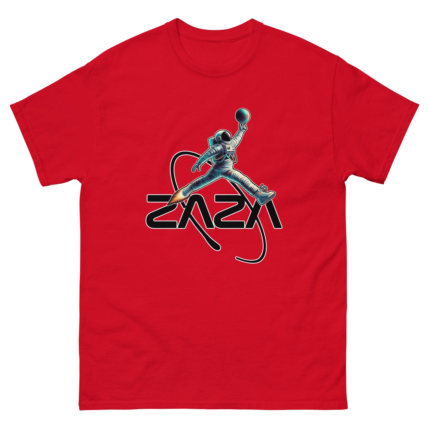Men's classic "ZaZA Jump SpaceMan" tee