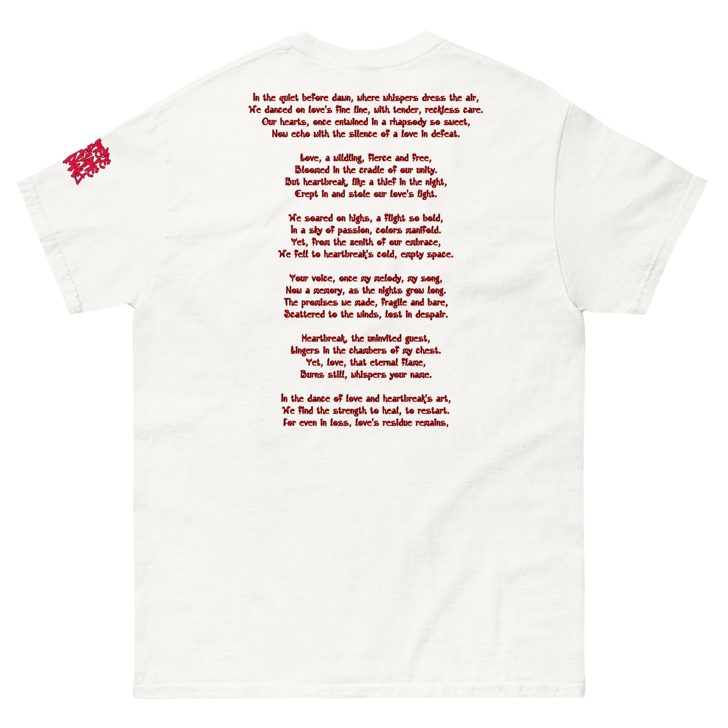 Concrete Kulture Co Men's "Heartbreak"  classic tee