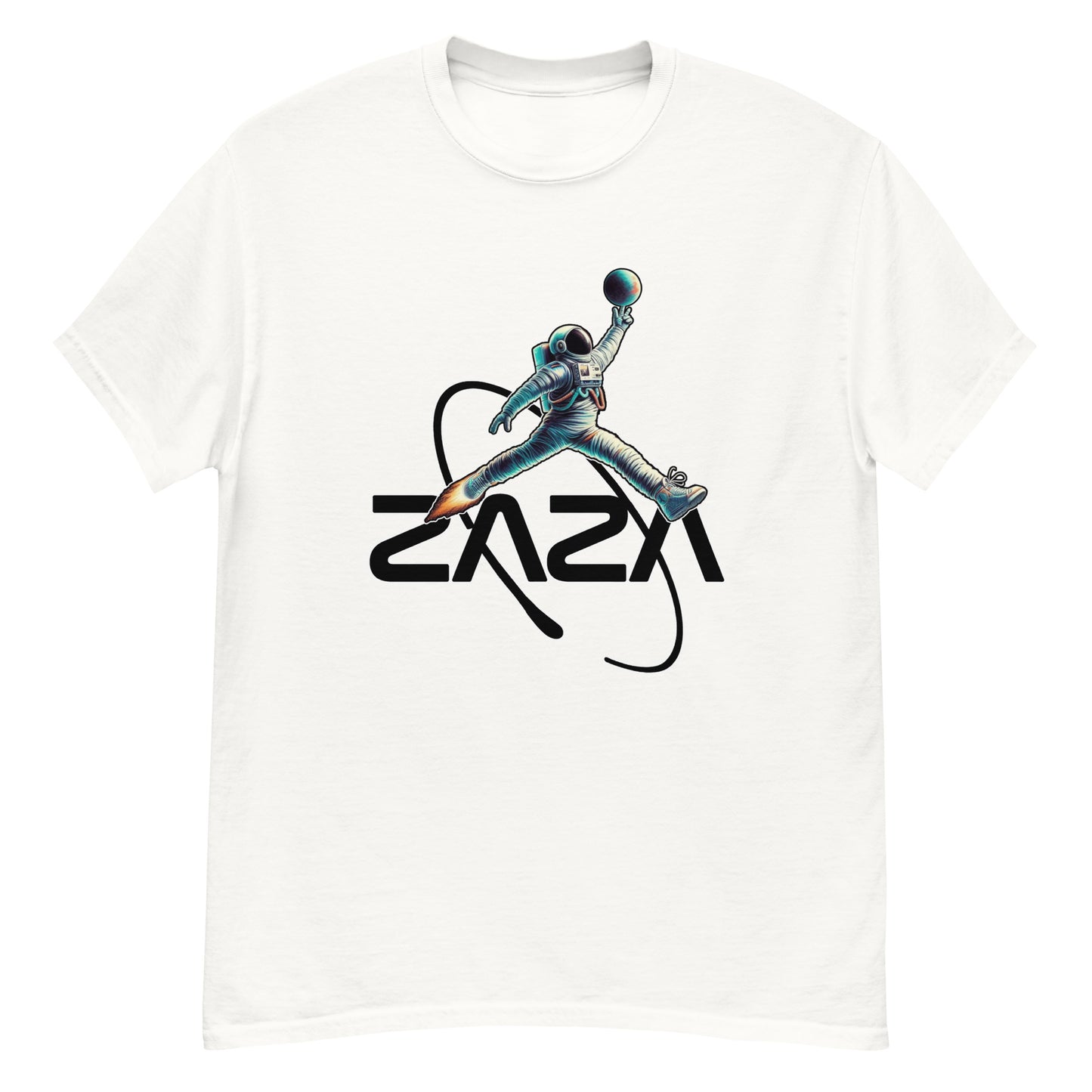 Men's classic "ZaZA Jump SpaceMan" tee