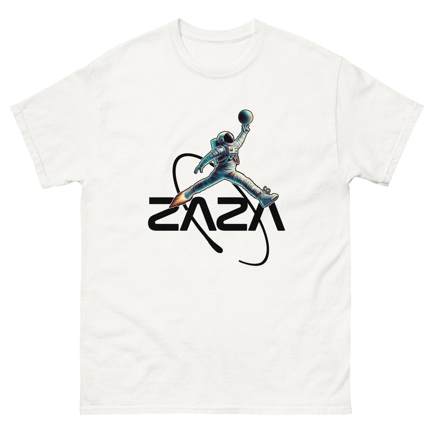 Men's classic "ZaZA Jump SpaceMan" tee
