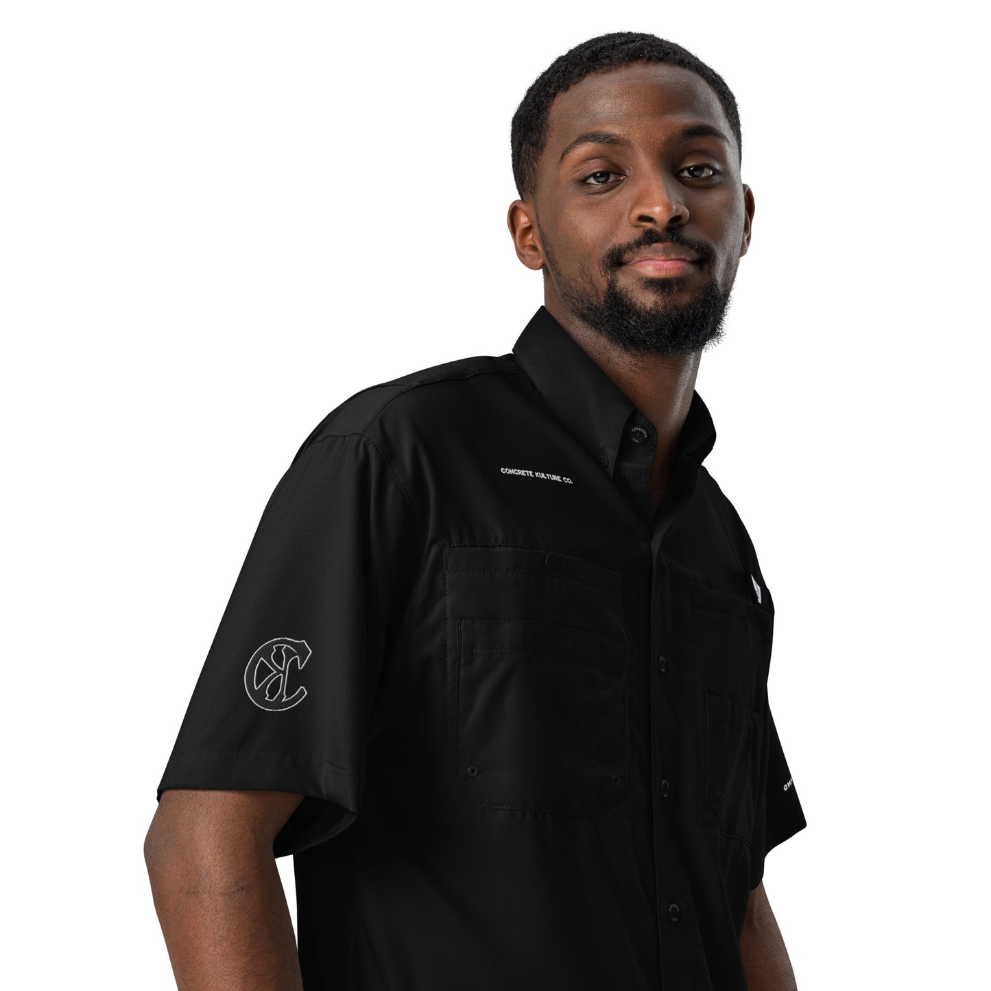 Men’s Concrete Kulture Co // Columbia short sleeve button shirt