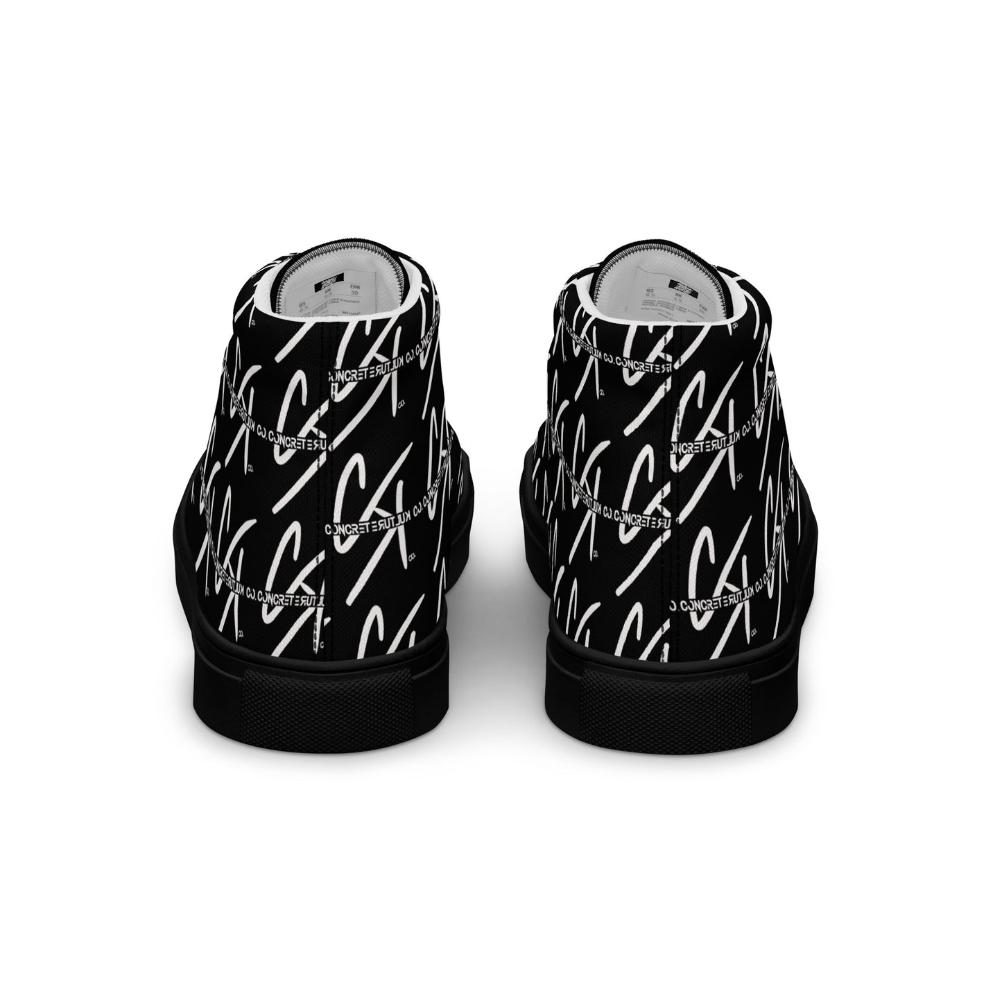 Men’s high top " CKco" canvas shoes