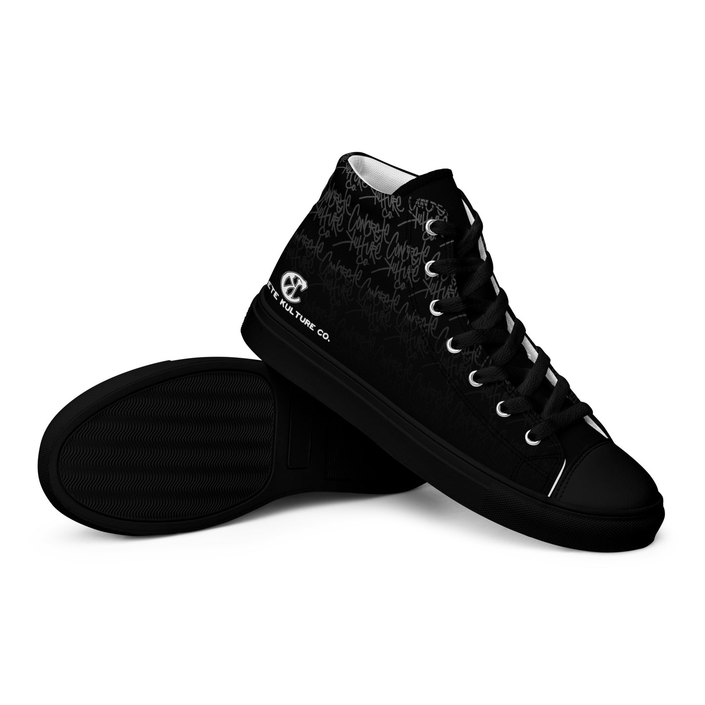 Concrete Kulture Company Men’s high top canvas shoes