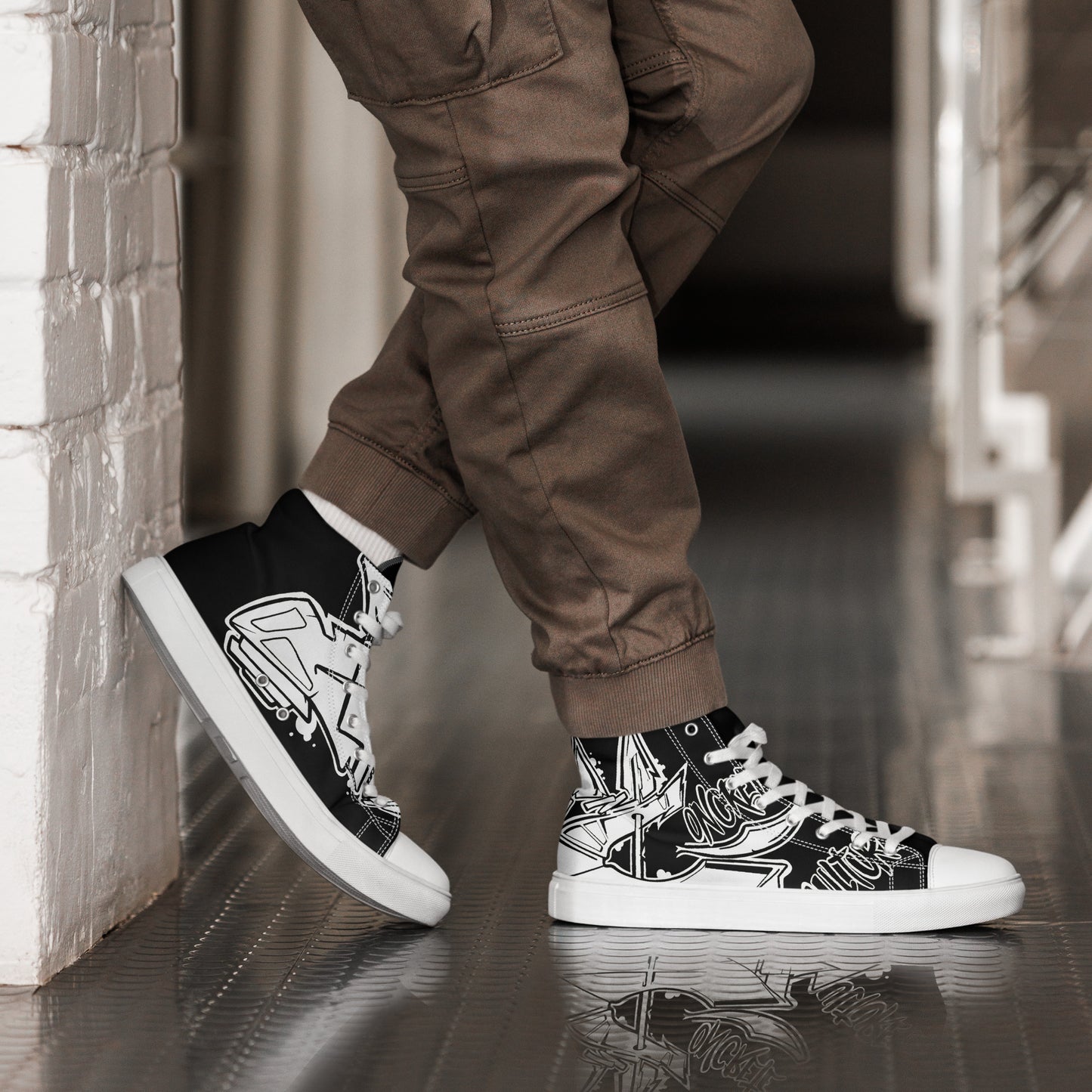 Men’s Graffiti CK CO  canvas shoes