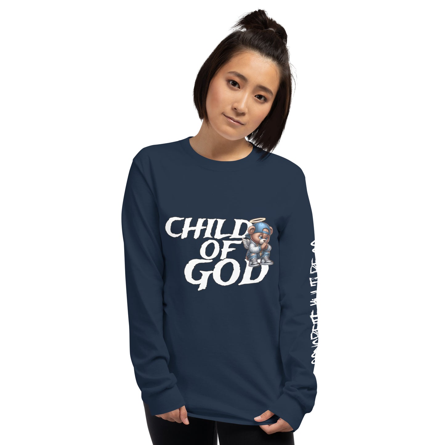 CK co "Child of God 3" Men’s Long Sleeve Shirt