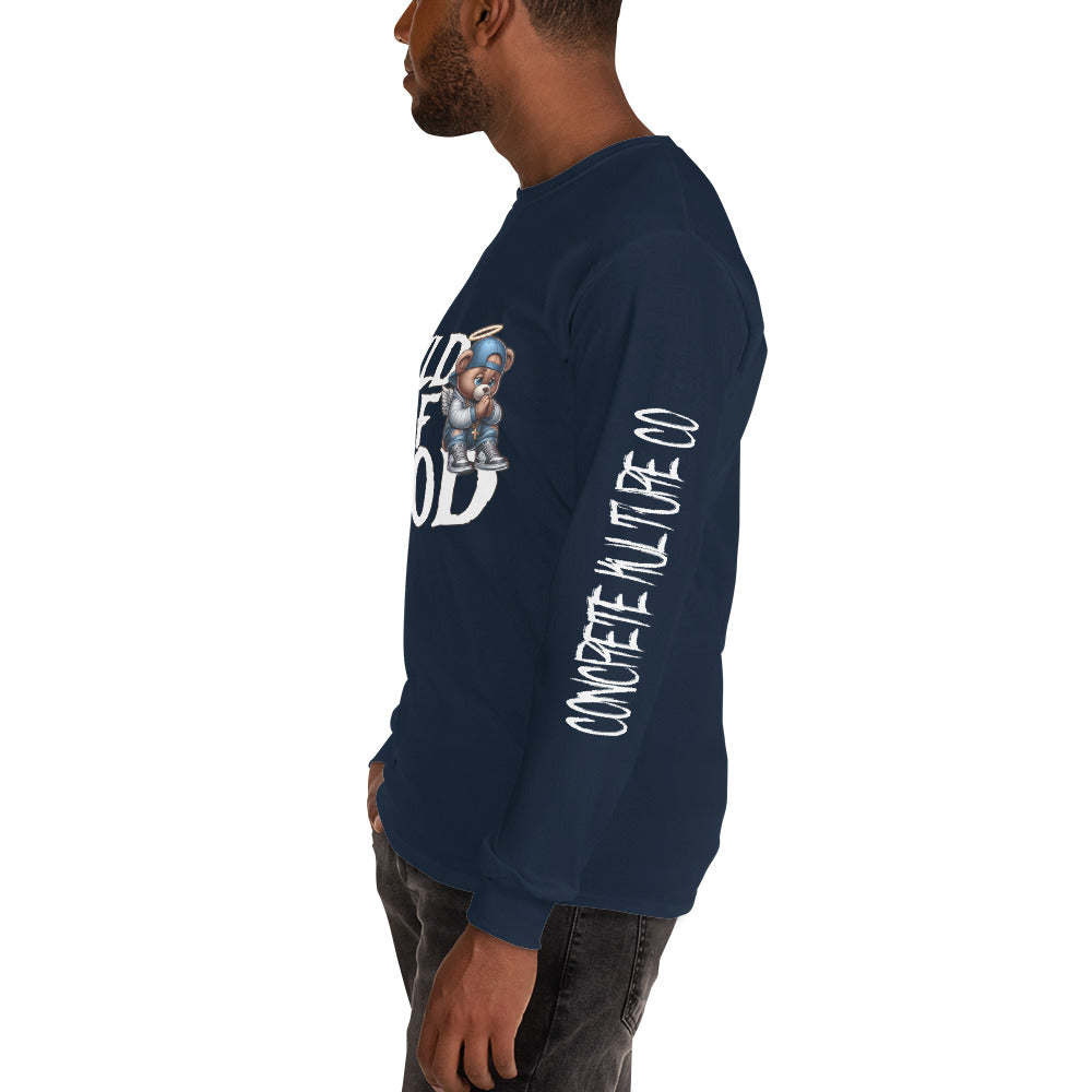 CK co "Child of God 3" Men’s Long Sleeve Shirt