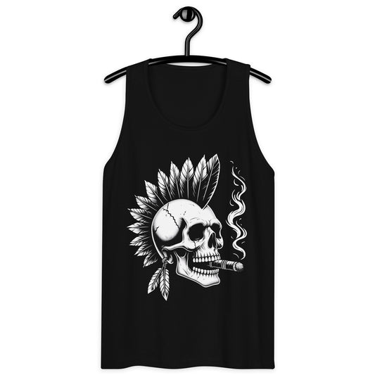CK co "Smoking Skull" Men’s premium tank top