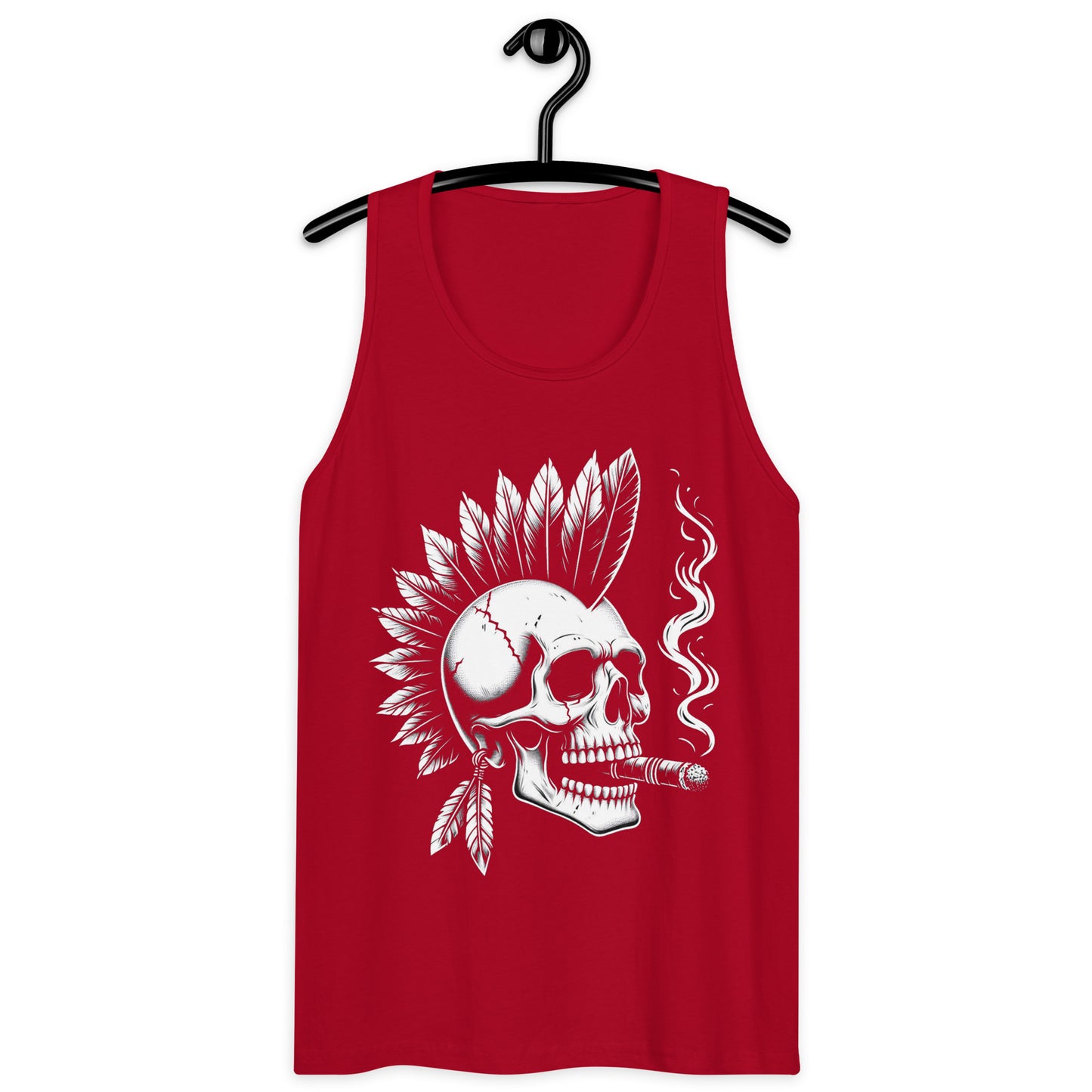 CK co "Smoking Skull" Men’s premium tank top