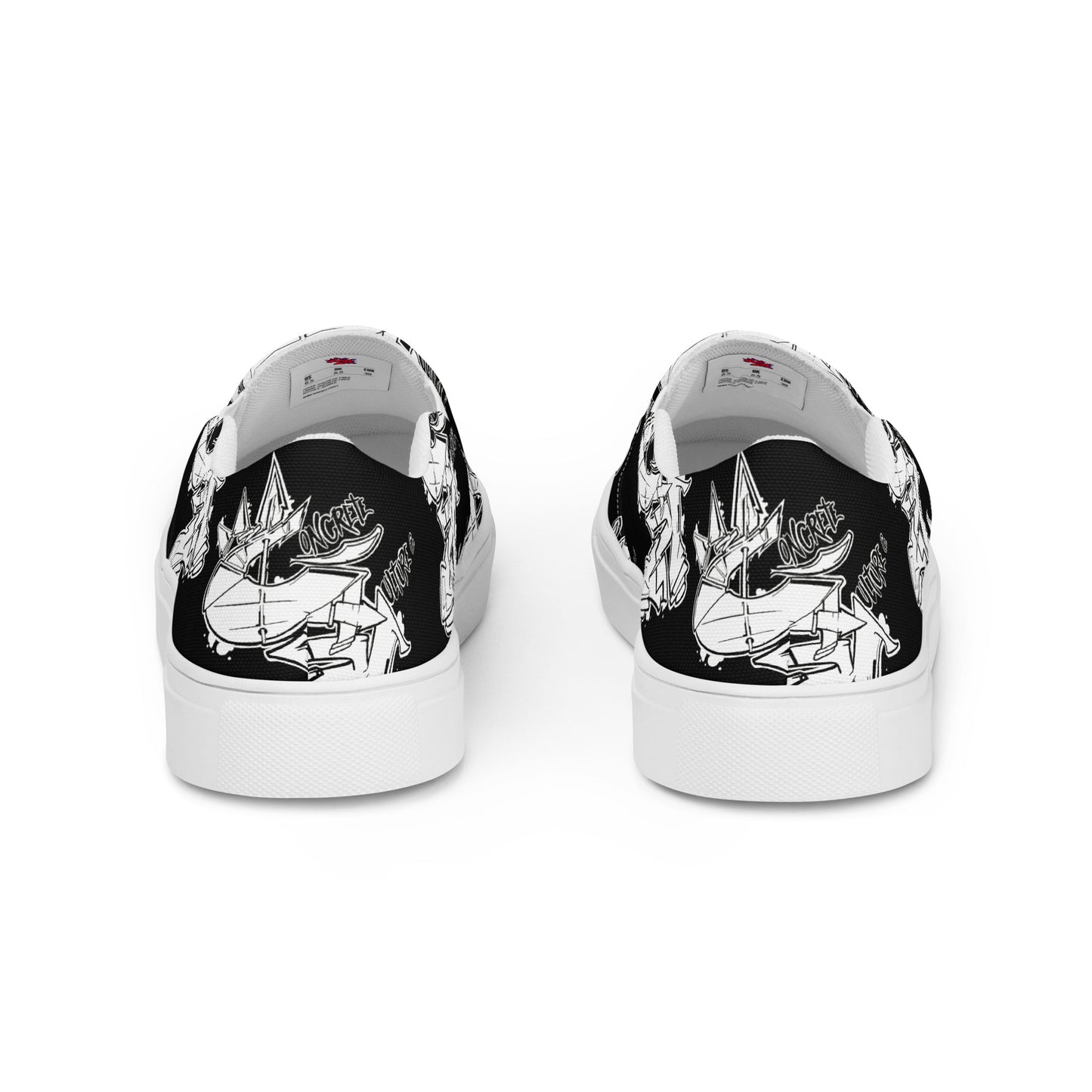 Men’s "Graffiti CK CO slip-on canvas shoes