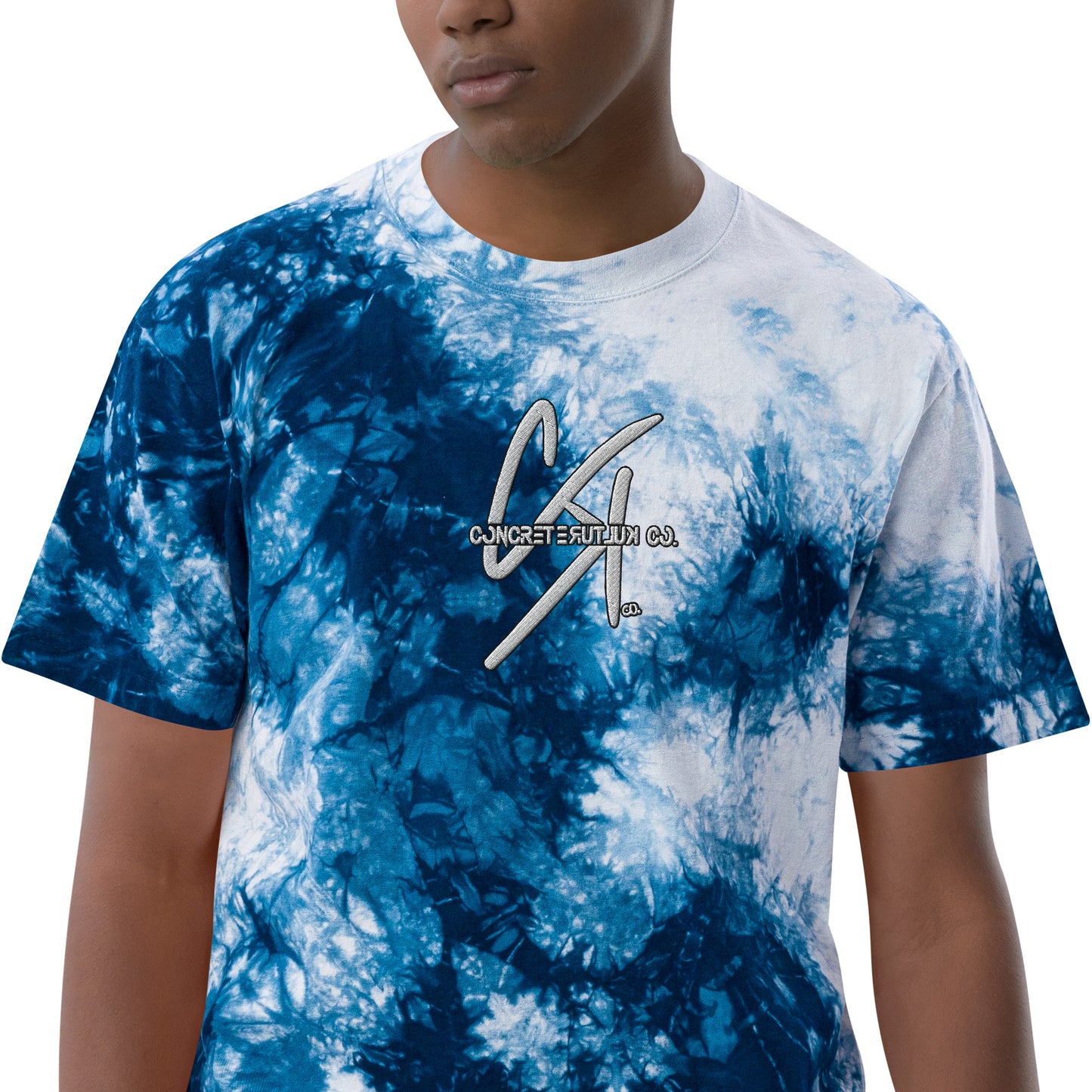 Concrete Kulture Co. "CK Co."  Oversized tie-dye t-shirt