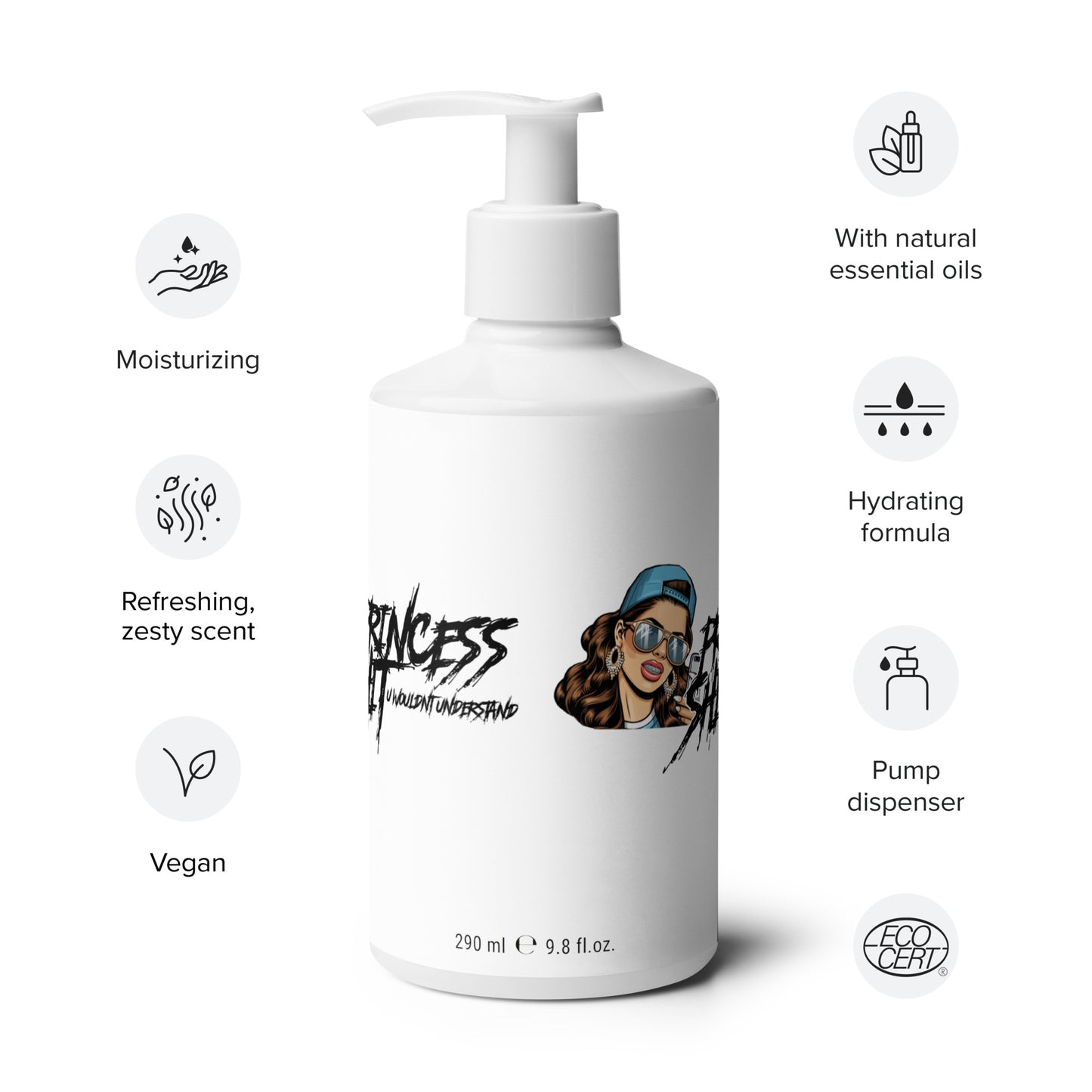 "Princess Sh!t" Refreshing hand & body lotion