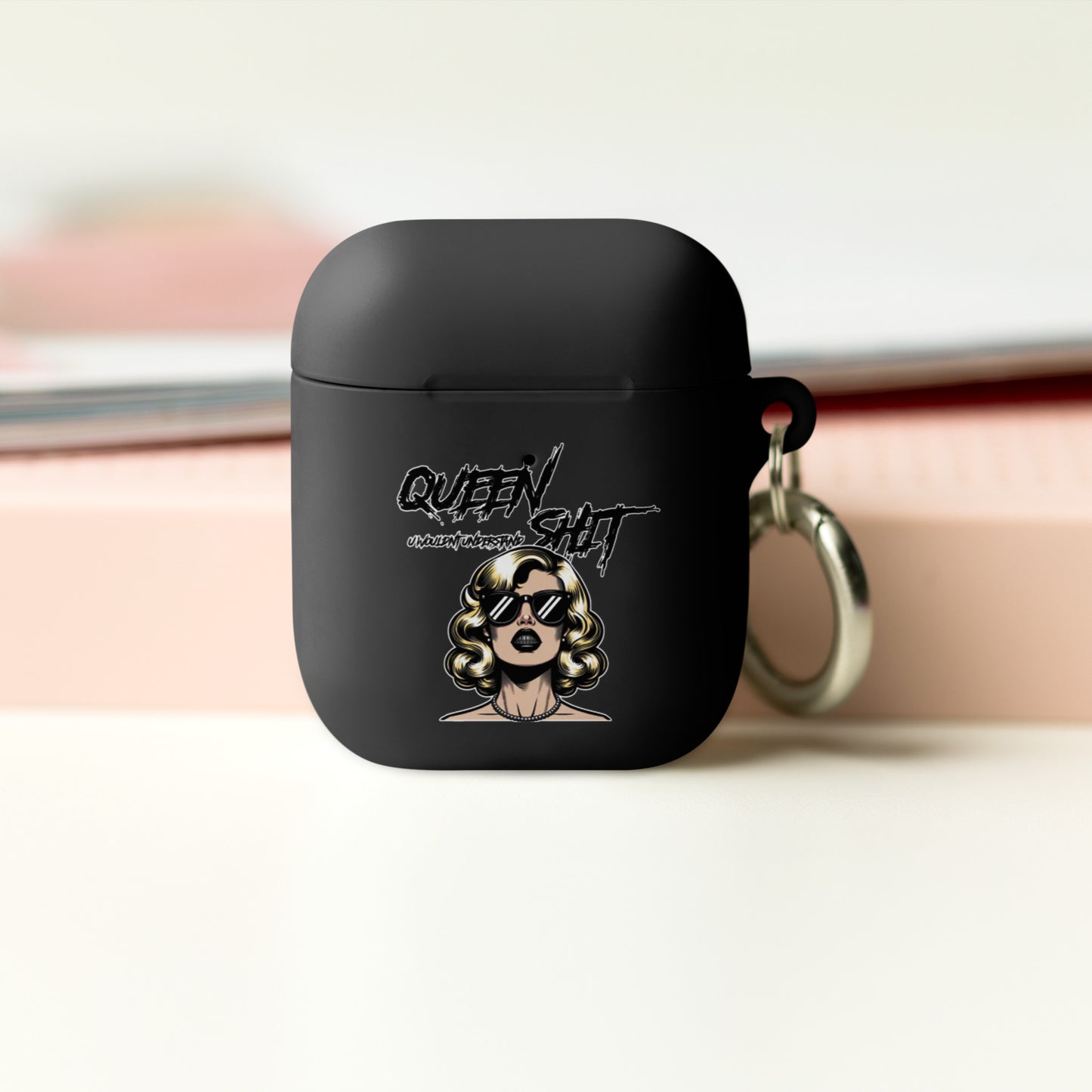 "Queen Sh!t!" Rubber Case for AirPods®