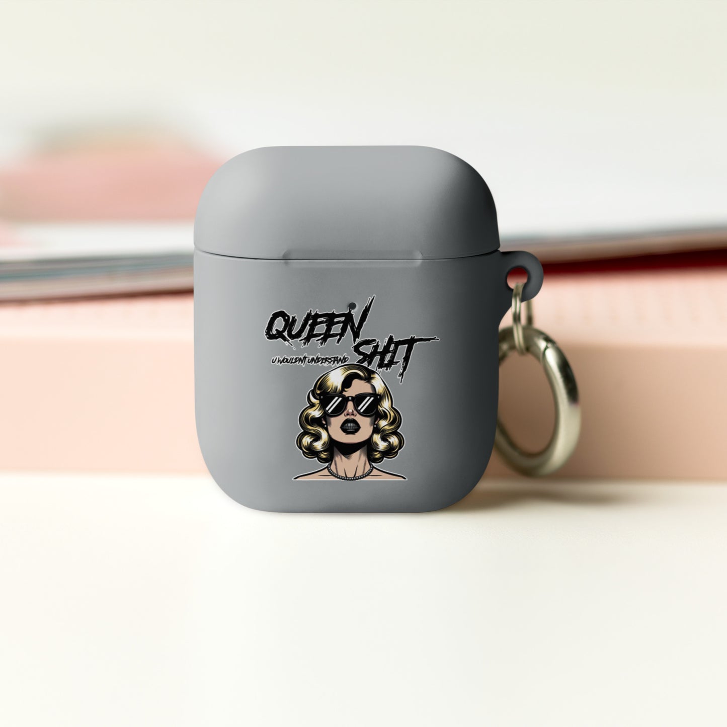 "Queen Sh!t!" Rubber Case for AirPods®