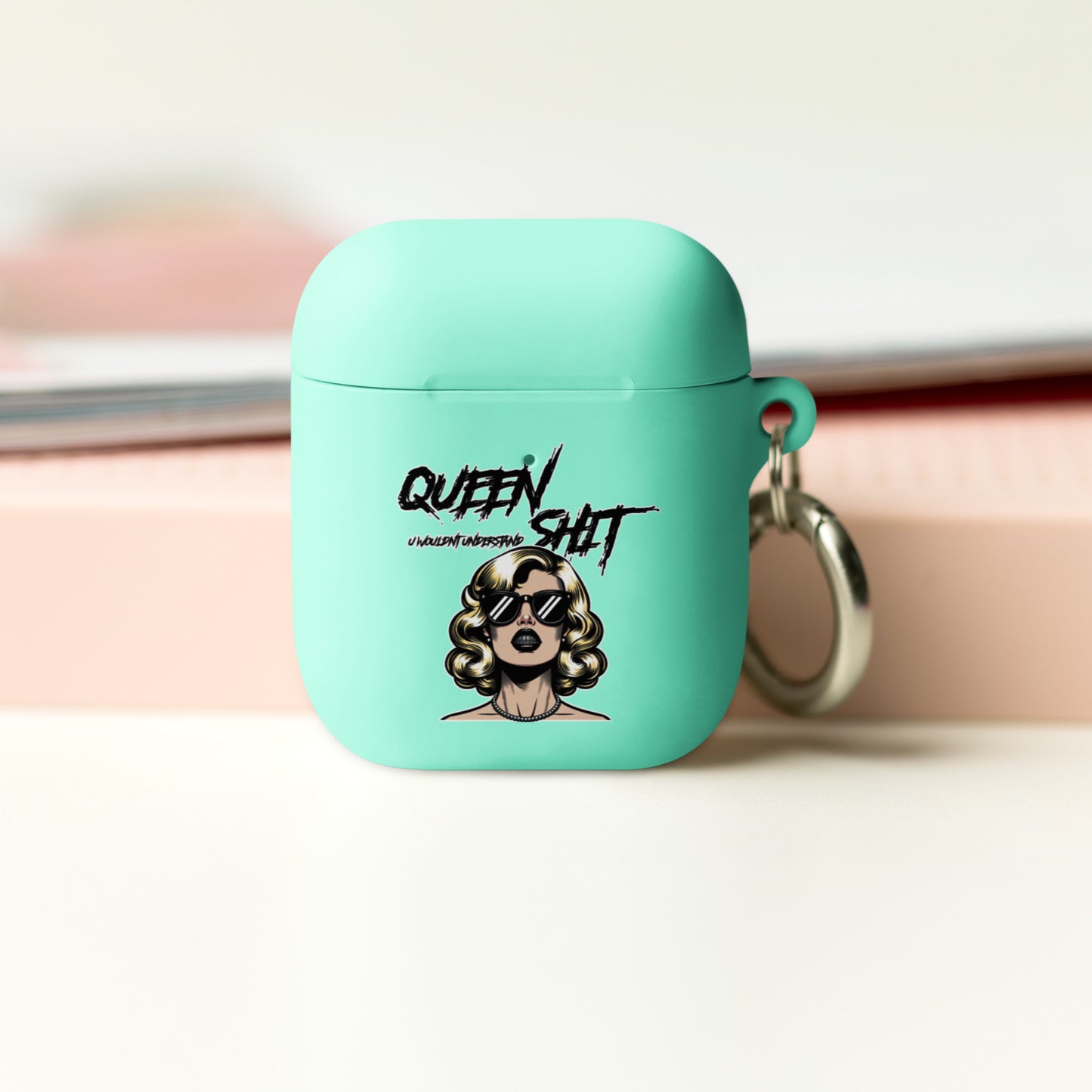 "Queen Sh!t!" Rubber Case for AirPods®