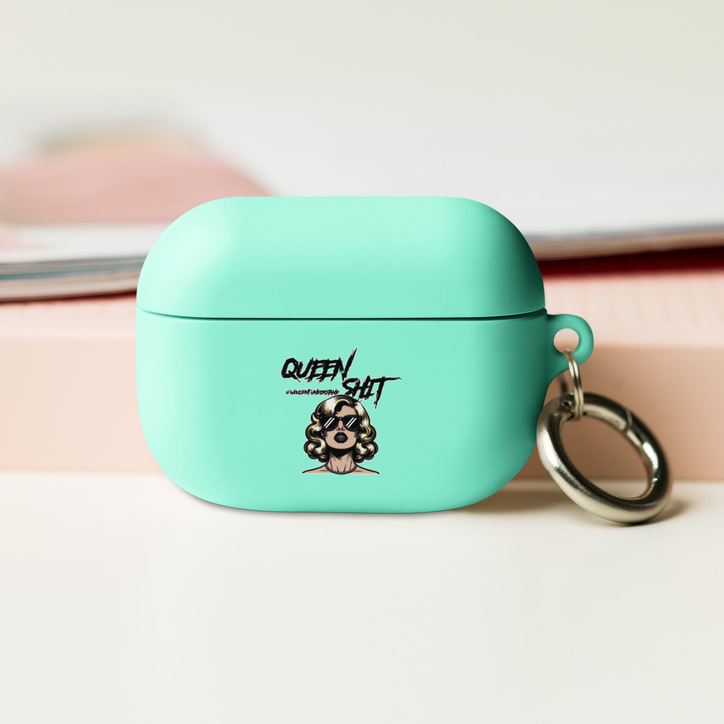 "Queen Sh!t!" Rubber Case for AirPods®