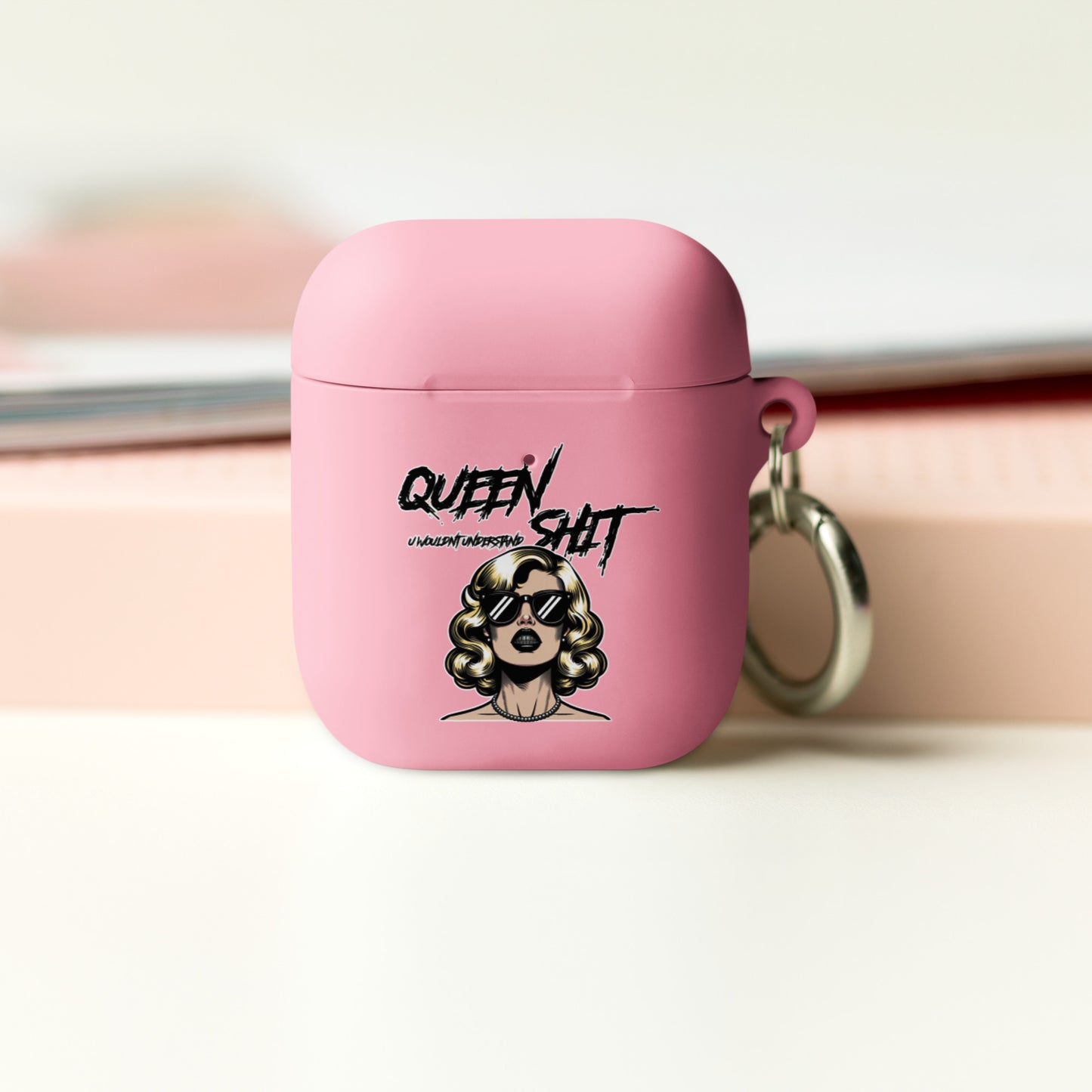 "Queen Sh!t!" Rubber Case for AirPods®