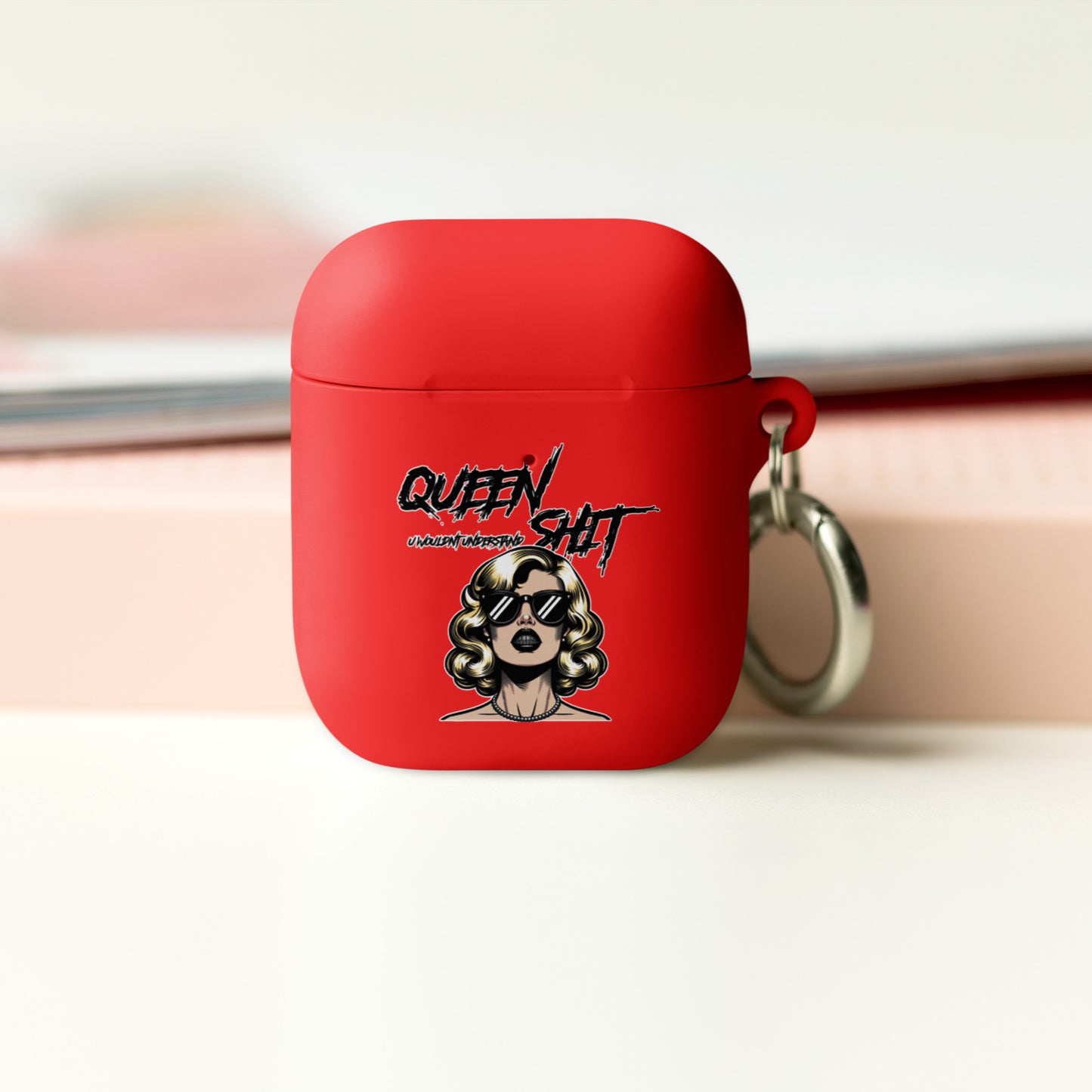 "Queen Sh!t!" Rubber Case for AirPods®