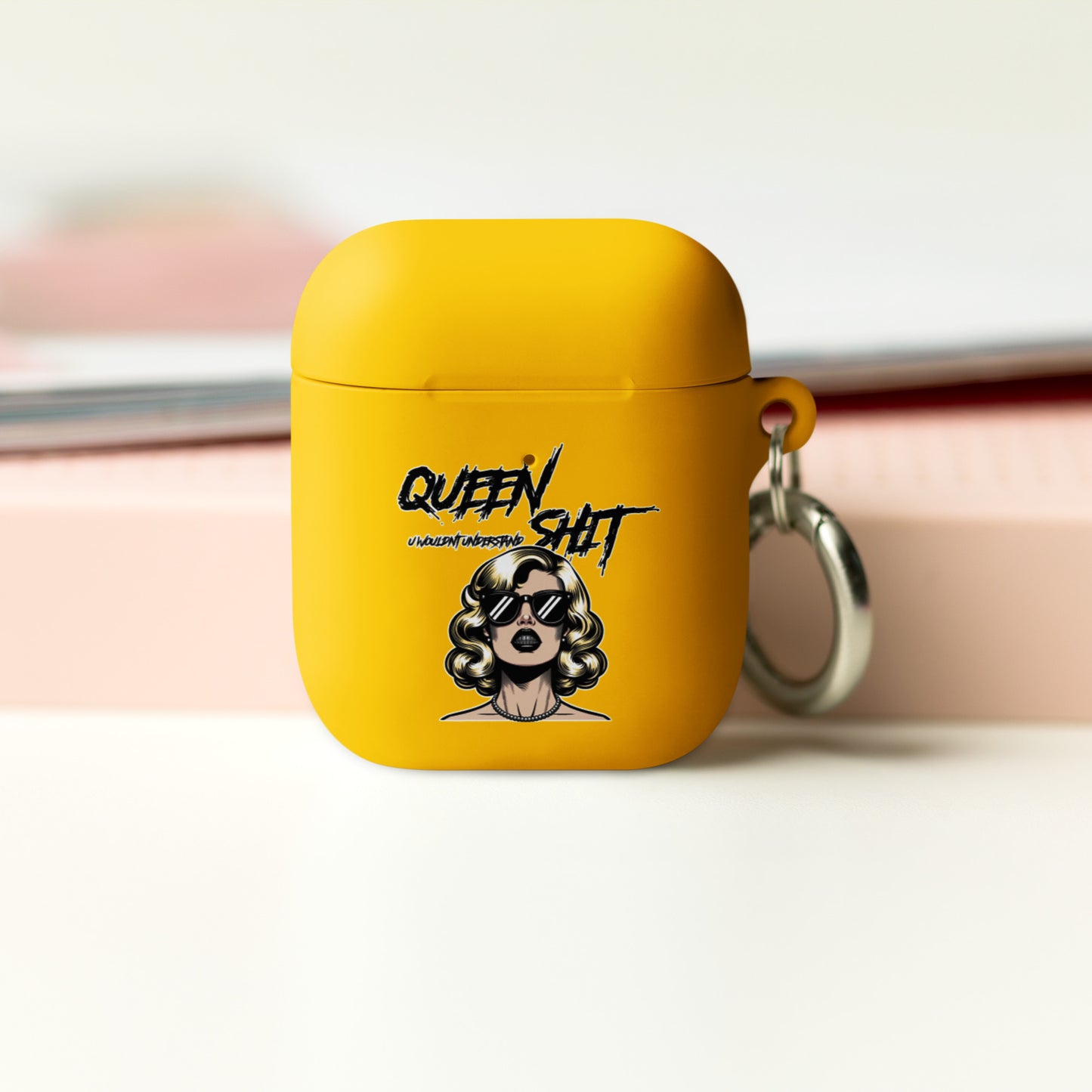 "Queen Sh!t!" Rubber Case for AirPods®