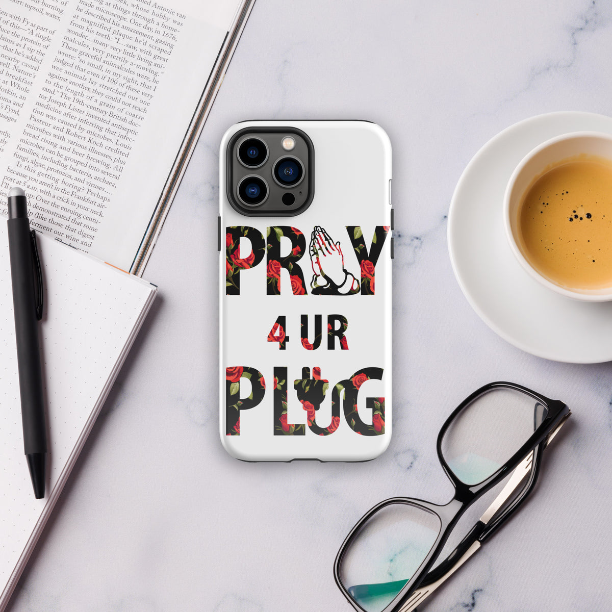 Pray 4 Ur Plug Tough Case for iPhone®
