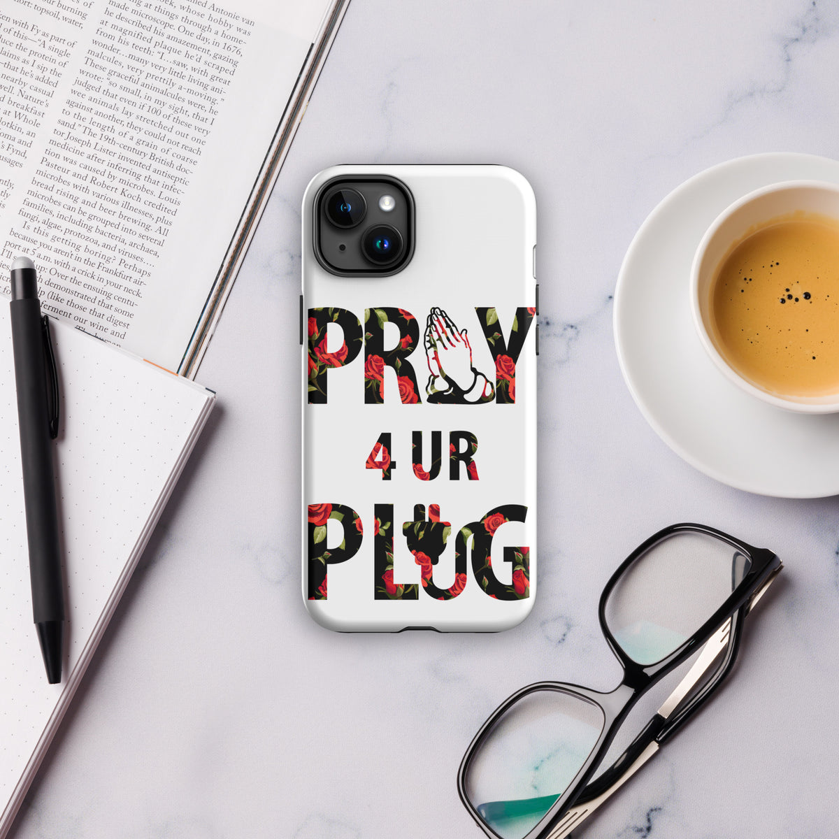 Pray 4 Ur Plug Tough Case for iPhone®