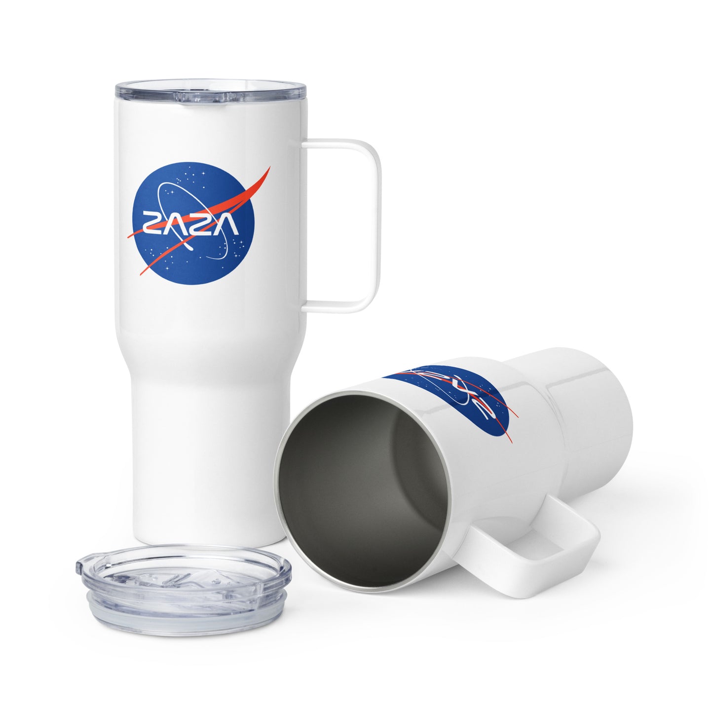 "ZaZa" Travel mug with a handle