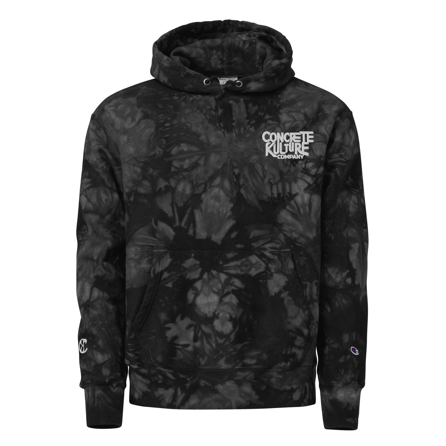 Concrete Kulture Company Unisex Champion tie-dye hoodie