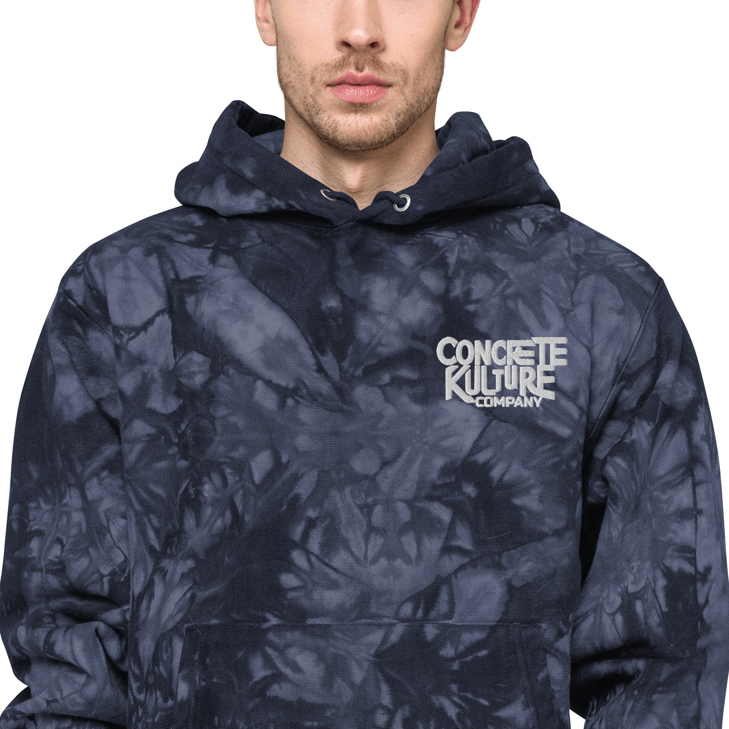 Concrete Kulture Company Unisex Champion tie-dye hoodie