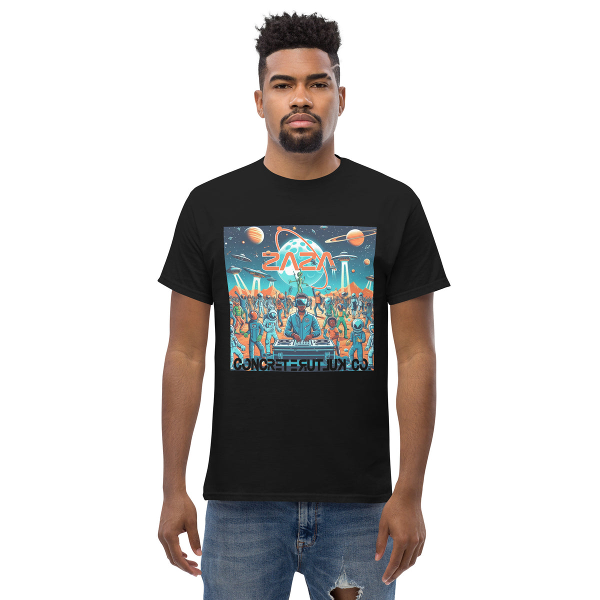 Concrete Kulture Company/Zaza "Party on Mars" Unisex tee