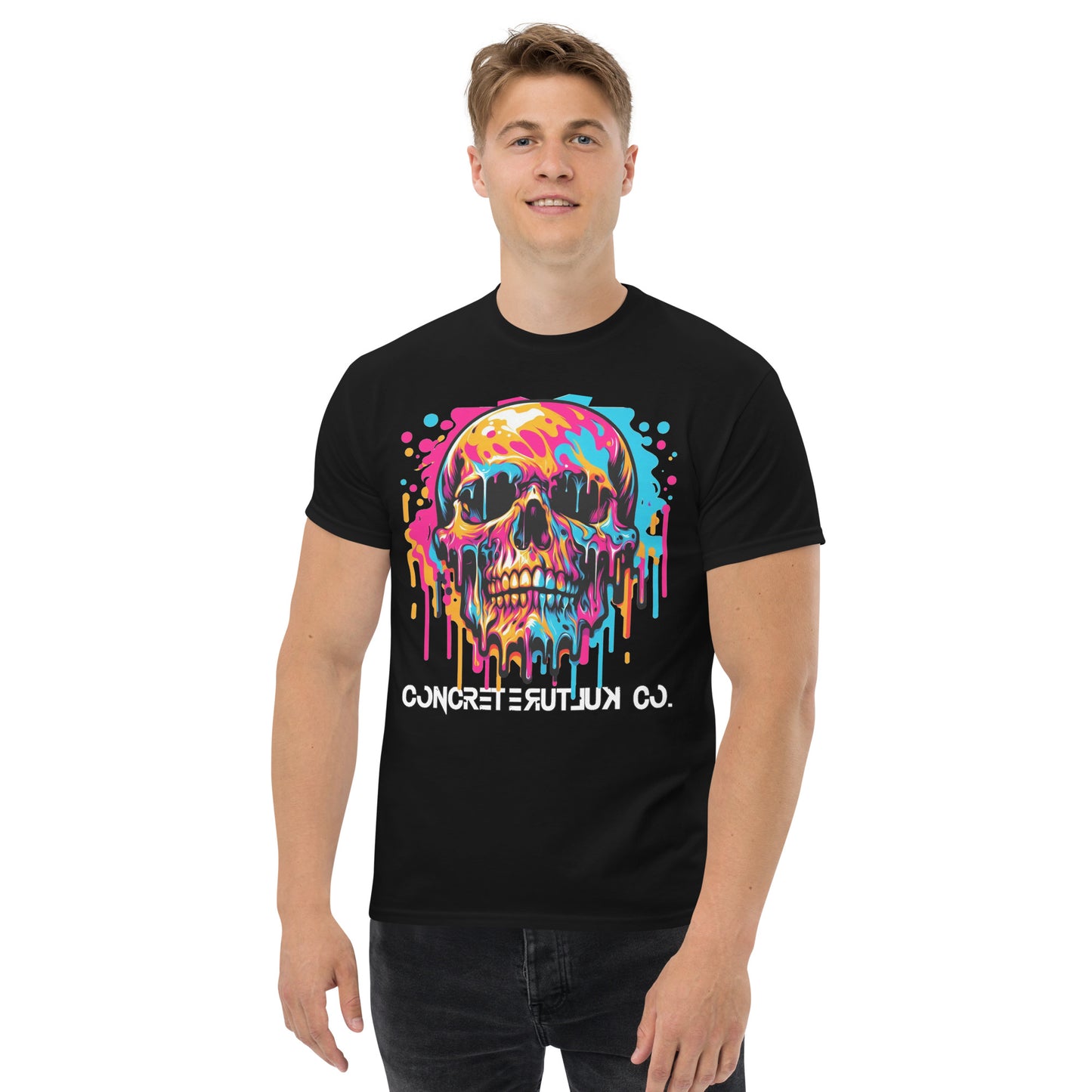 Concrete Kulture Co. "Skull Drip" Unisex classic tee