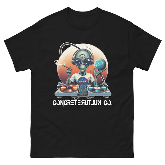 Concrete Kulture Co " Alien DJ" Unisex classic tee