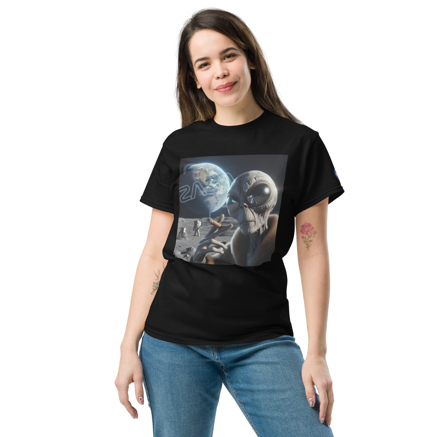 Concrete Kulture Co. - Zaza "Alien Selfie" Unisex classic tee