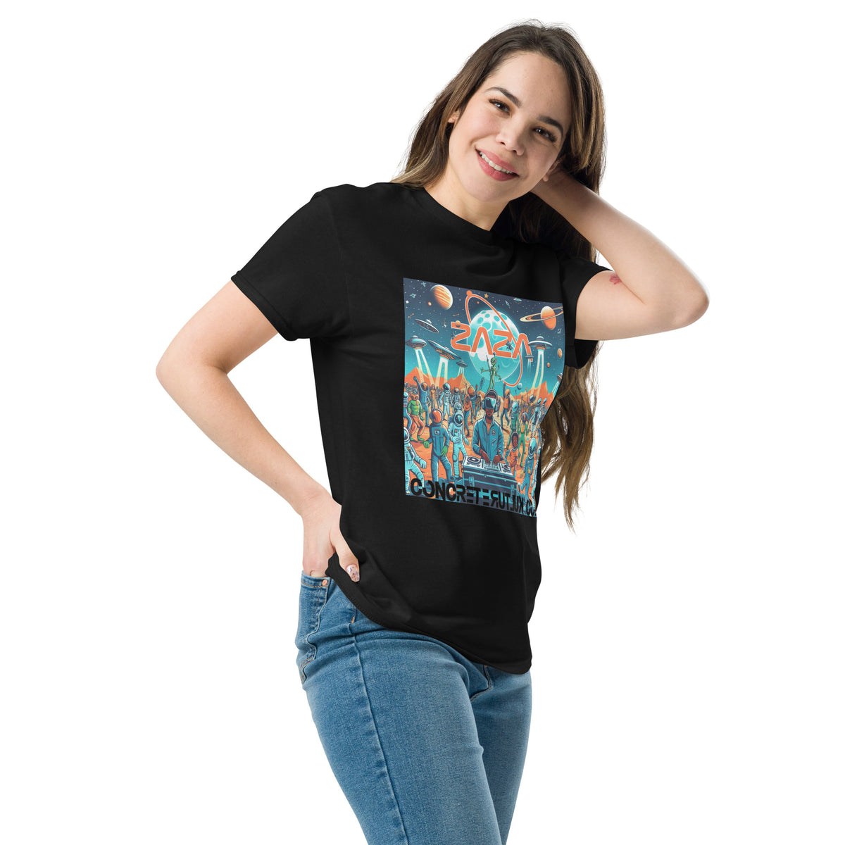 Concrete Kulture Company/Zaza "Party on Mars" Unisex tee