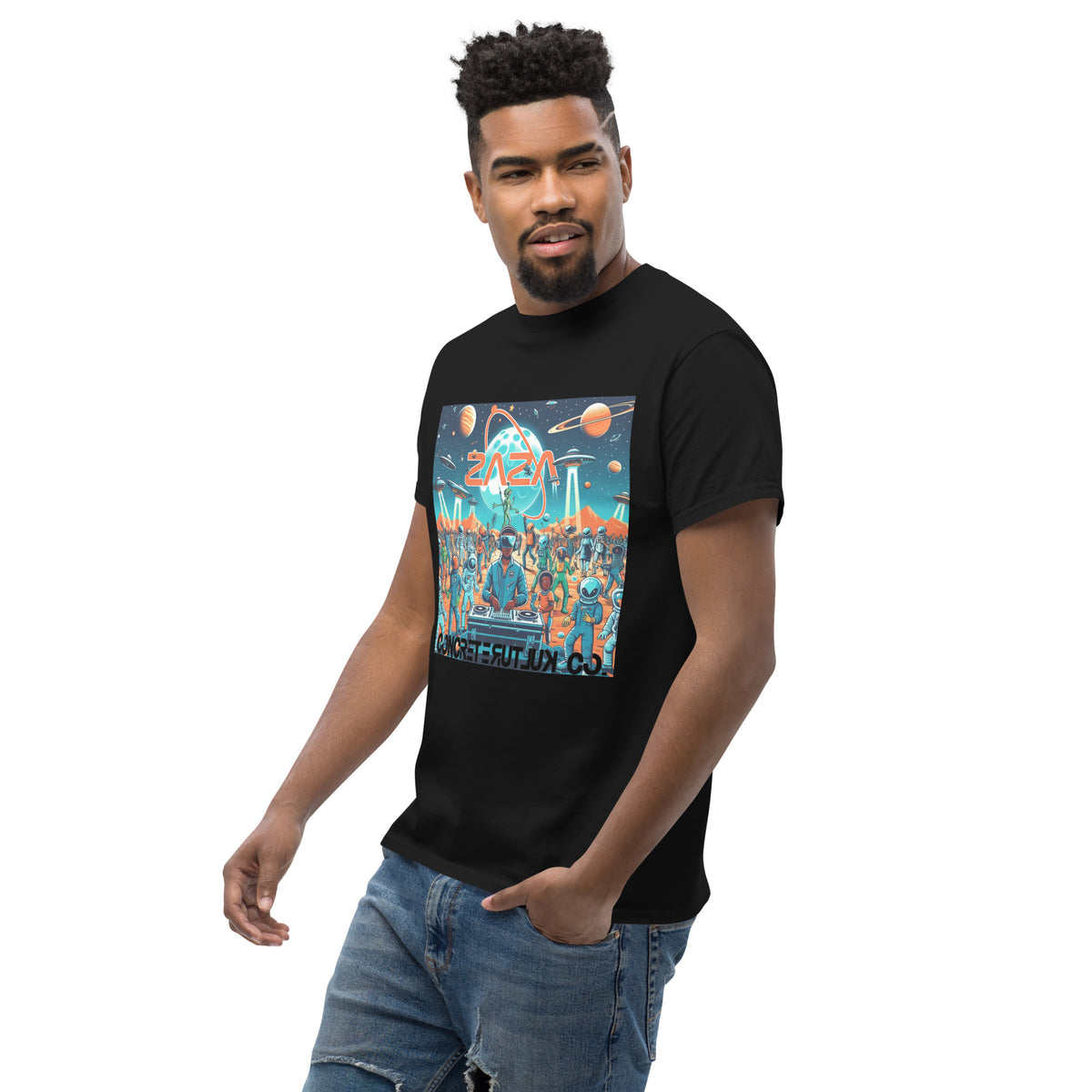 Concrete Kulture Company/Zaza "Party on Mars" Unisex tee