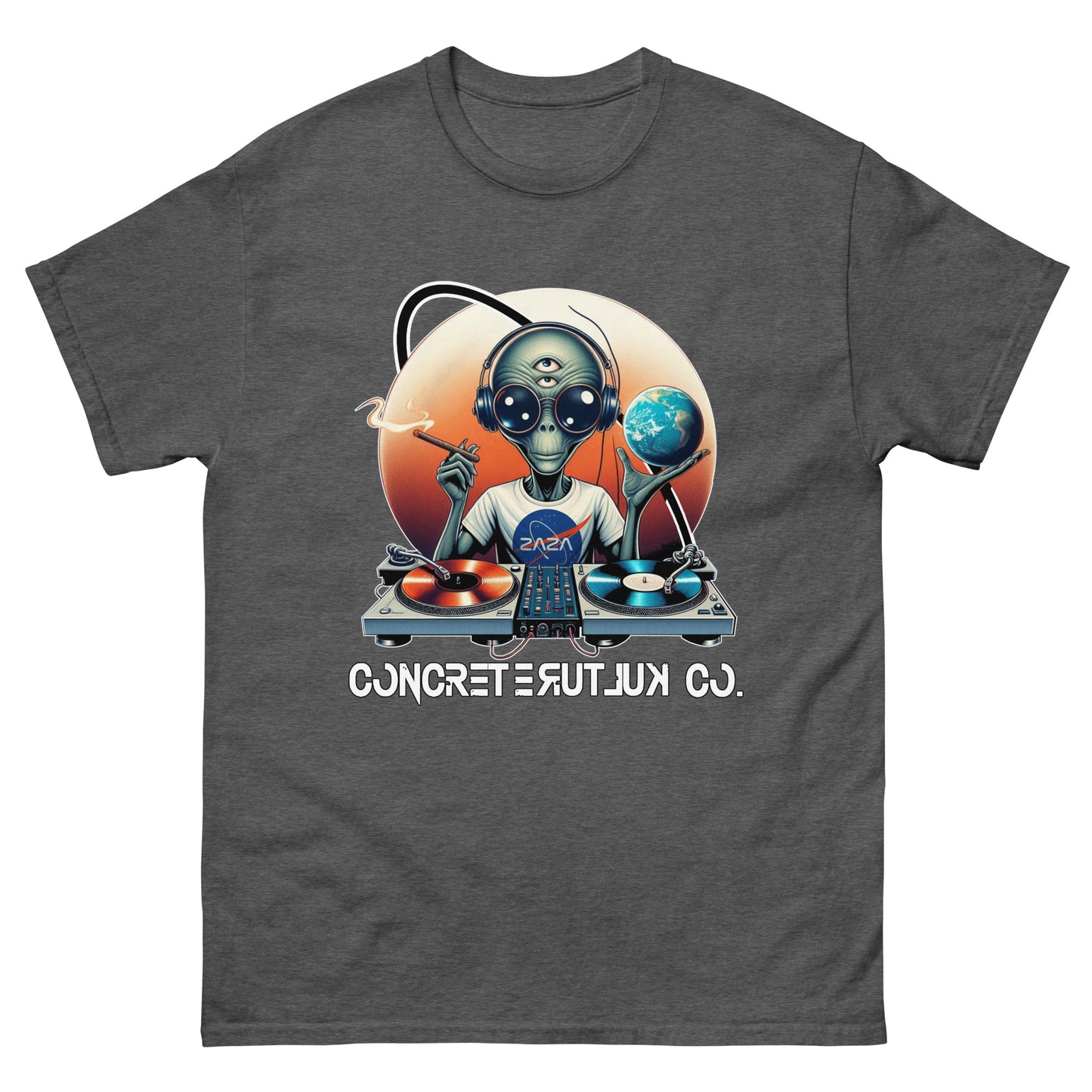 Concrete Kulture Co " Alien DJ" Unisex classic tee