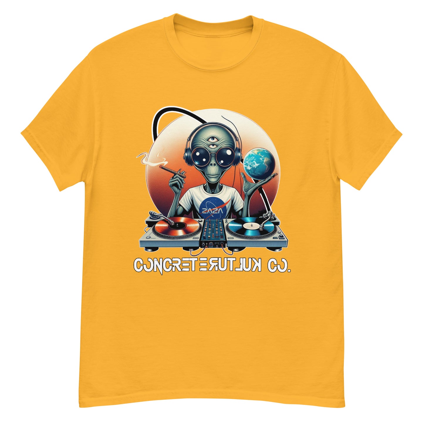 Concrete Kulture Co " Alien DJ" Unisex classic tee