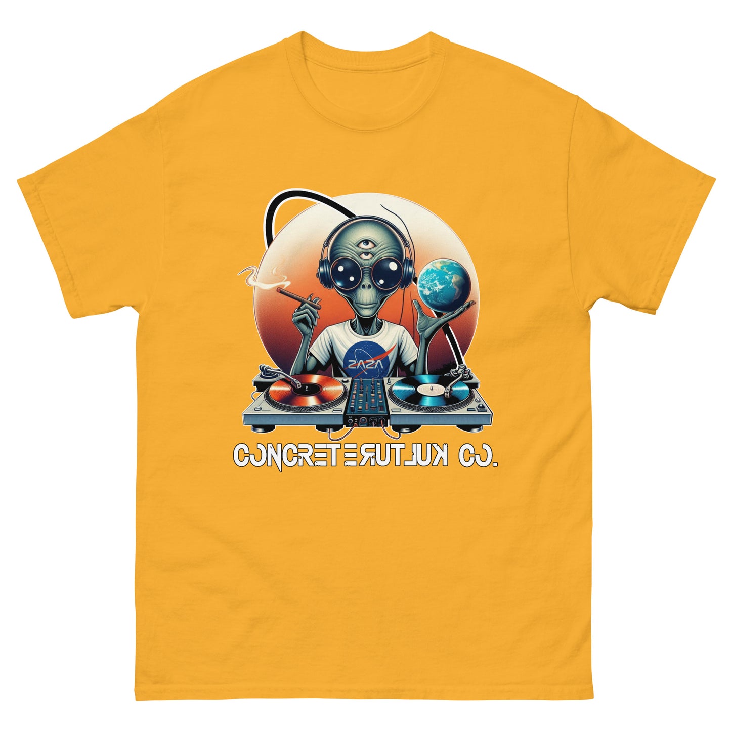 Concrete Kulture Co " Alien DJ" Unisex classic tee