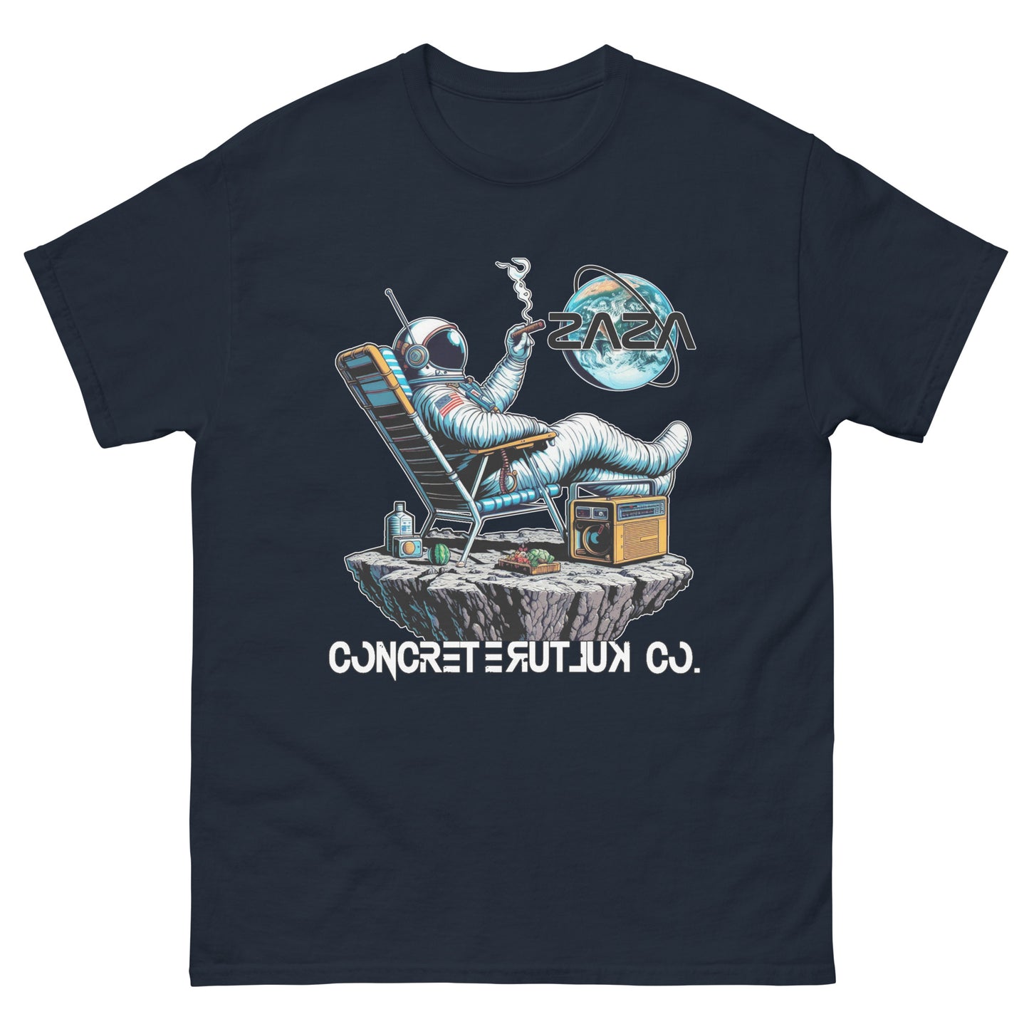 Concrete Kulture Co "Zastronaut just Chillin" Unisex classic tee
