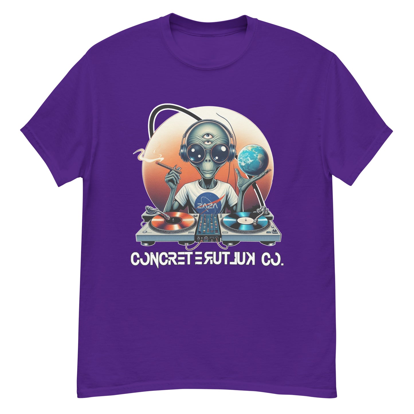 Concrete Kulture Co " Alien DJ" Unisex classic tee