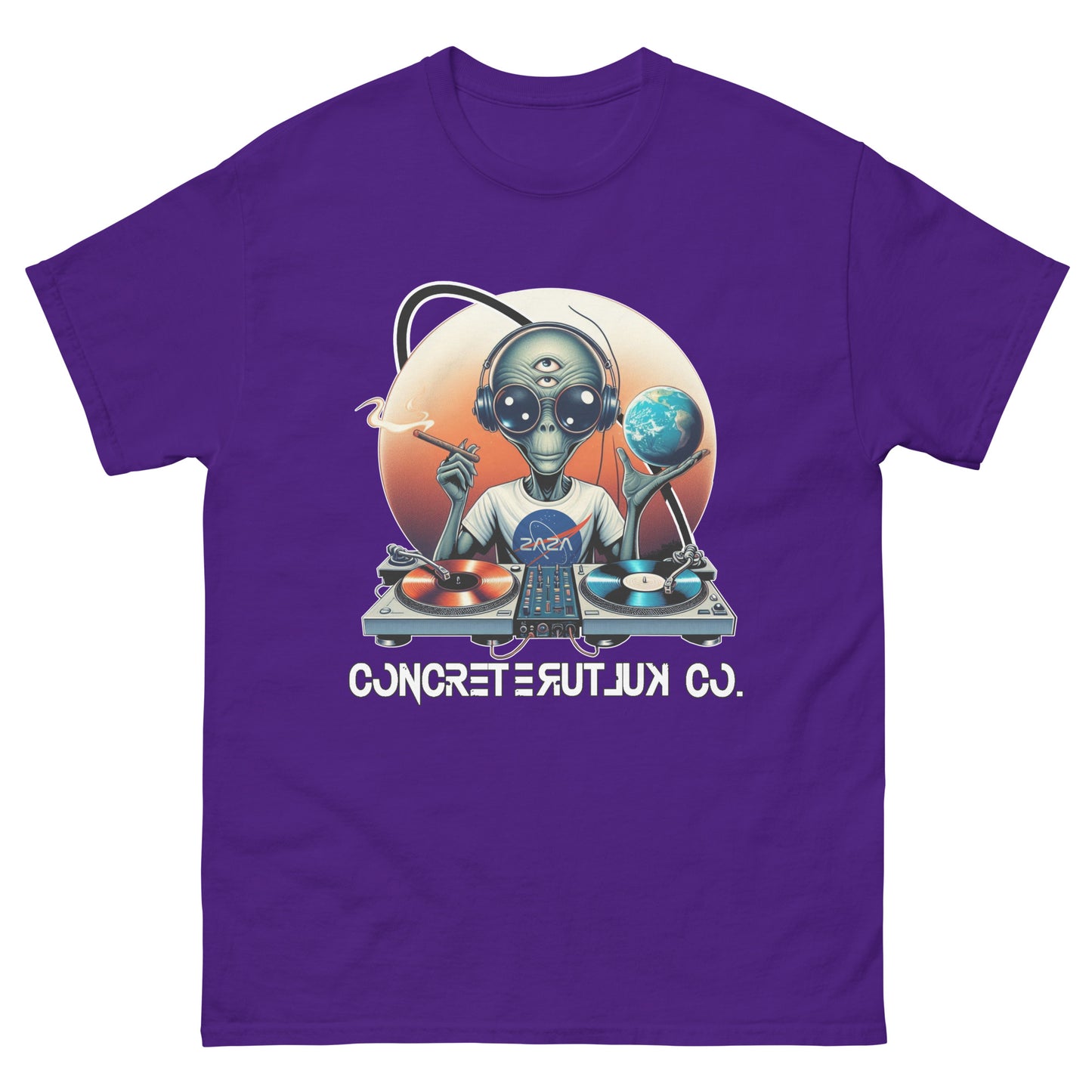 Concrete Kulture Co " Alien DJ" Unisex classic tee