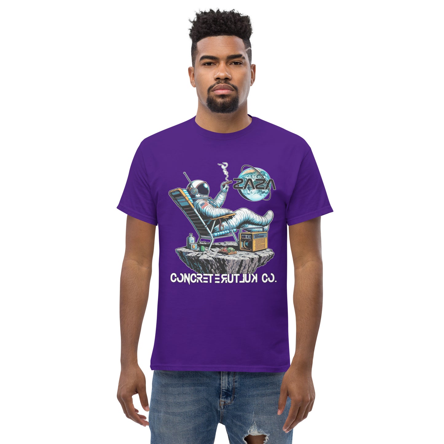 Concrete Kulture Co "Zastronaut just Chillin" Unisex classic tee