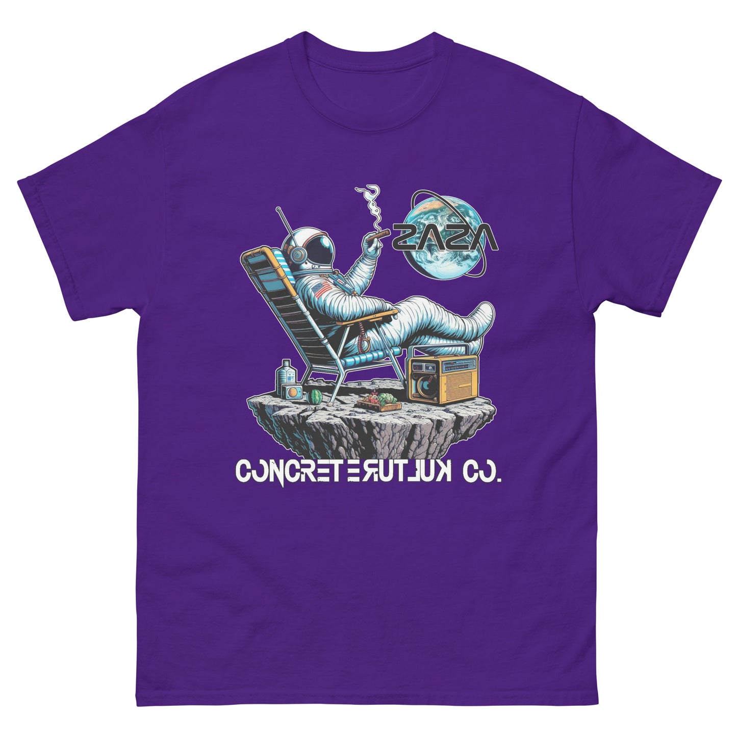 Concrete Kulture Co "Zastronaut just Chillin" Unisex classic tee