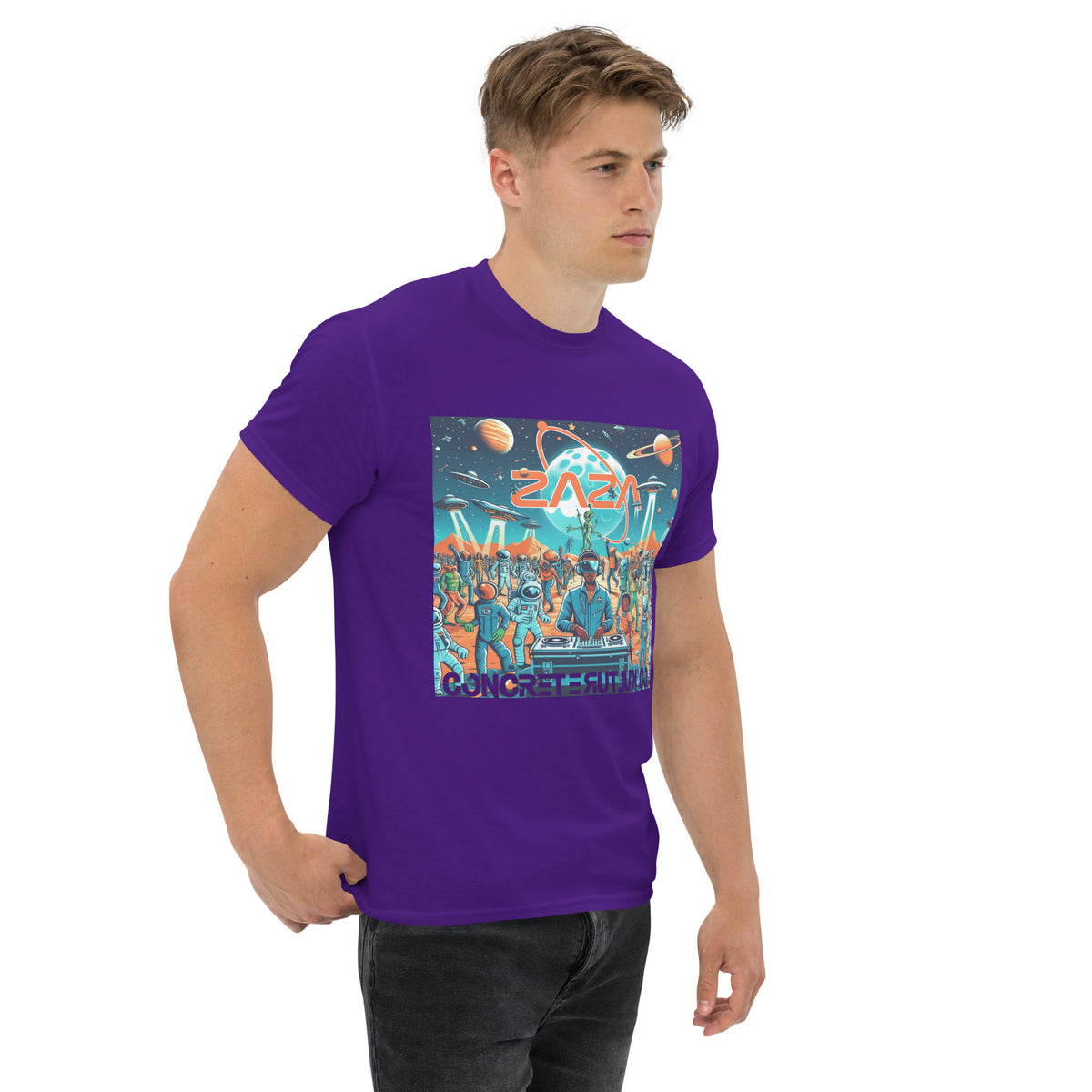 Concrete Kulture Company/Zaza "Party on Mars" Unisex tee
