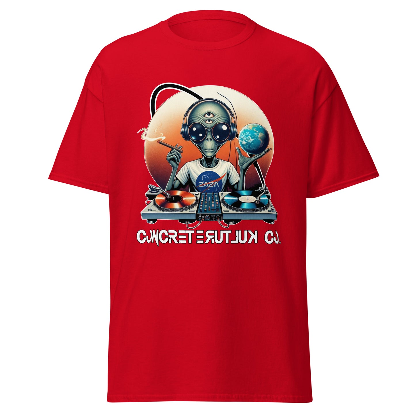Concrete Kulture Co " Alien DJ" Unisex classic tee