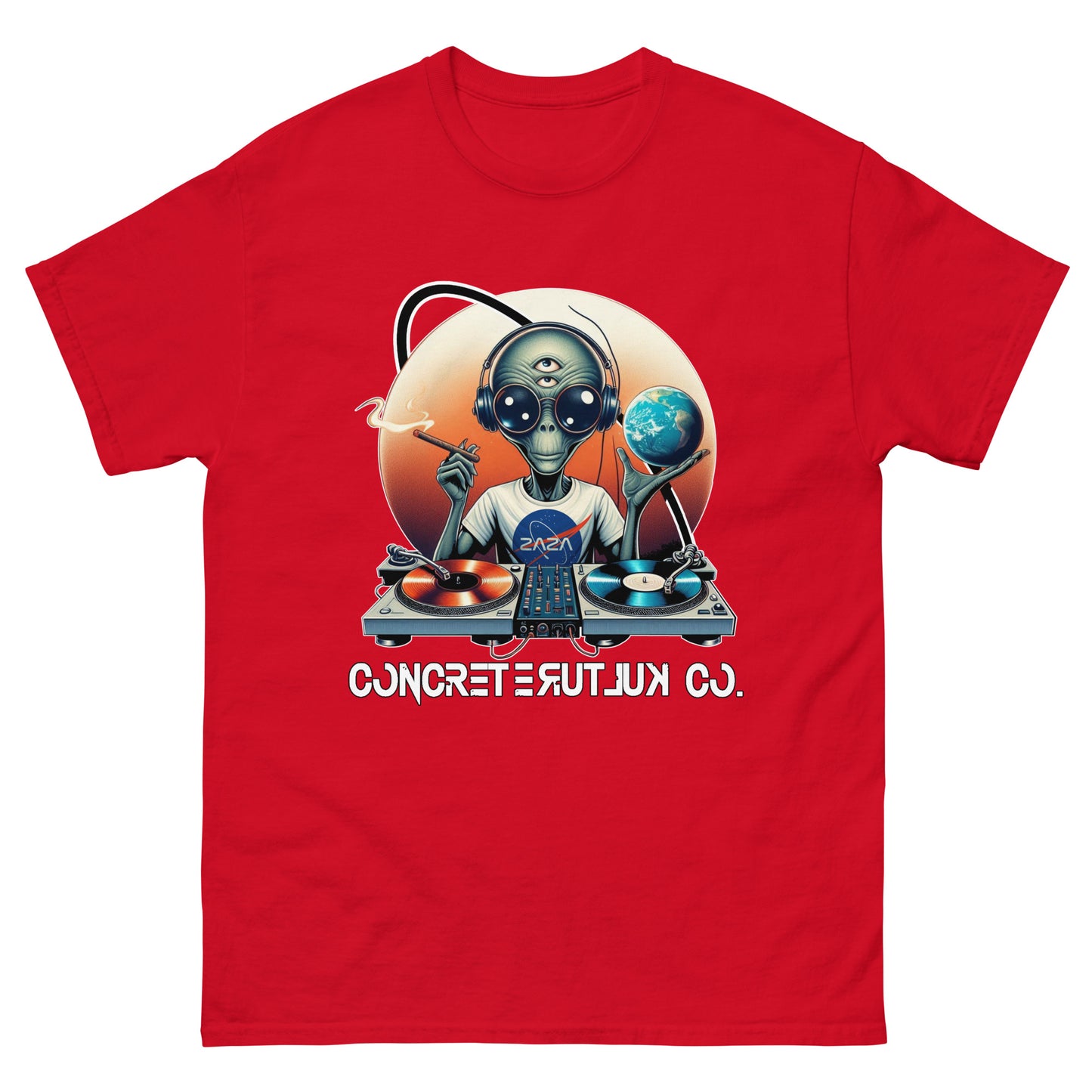 Concrete Kulture Co " Alien DJ" Unisex classic tee